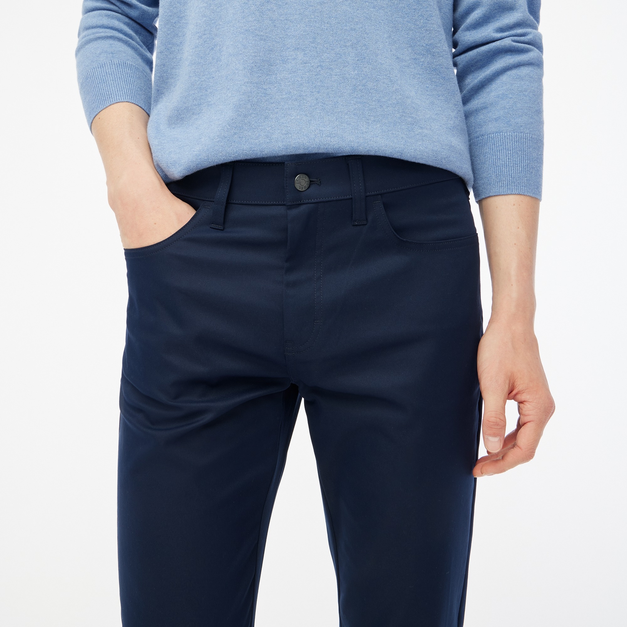 Slim-fit five-pocket tech pant - image 2