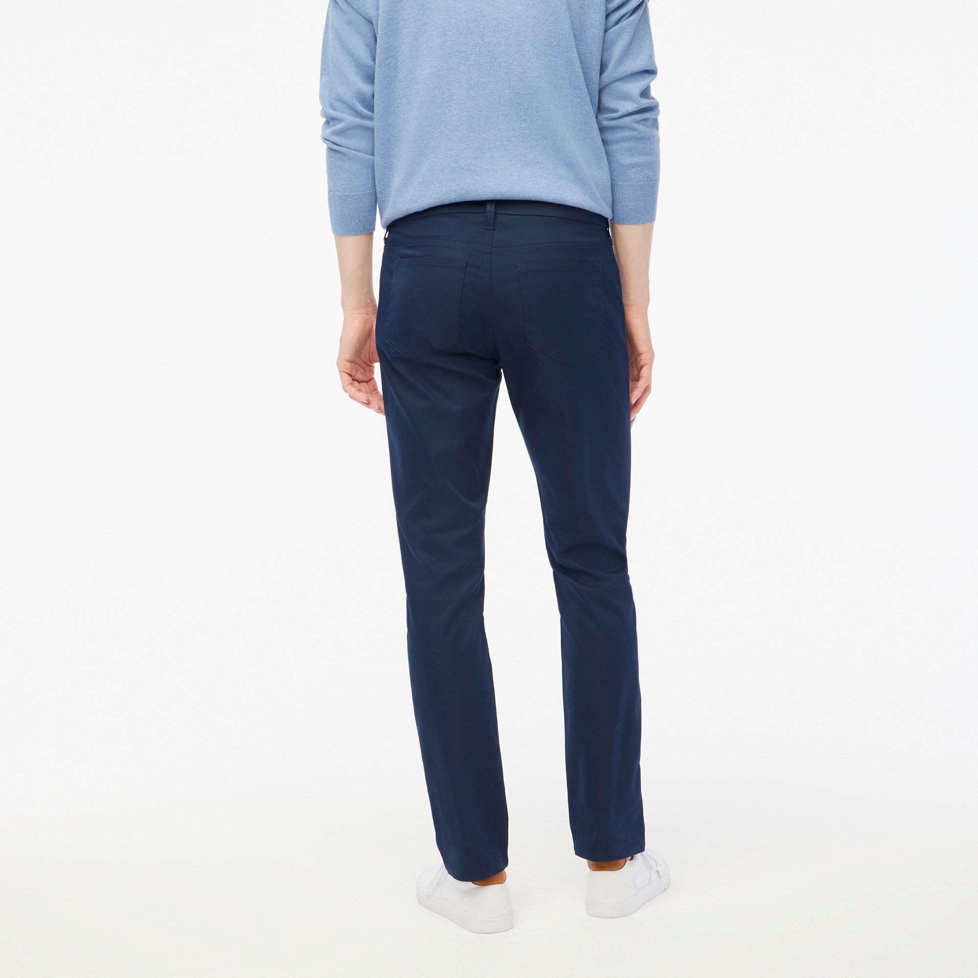 Slim-fit five-pocket tech pant