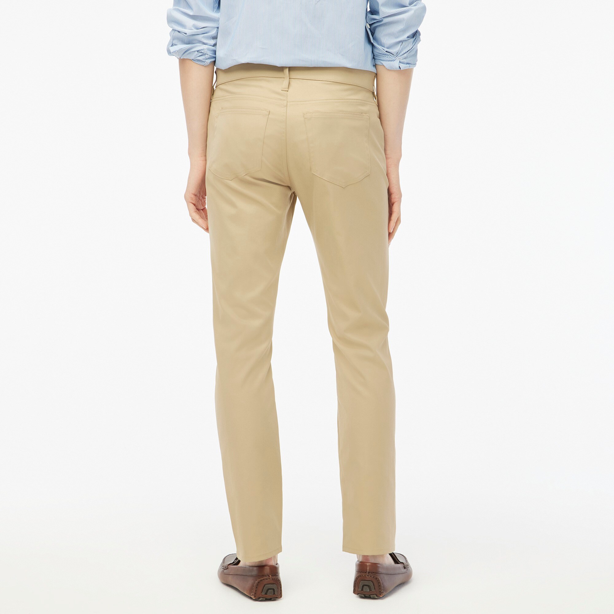 Slim-fit five-pocket tech pant