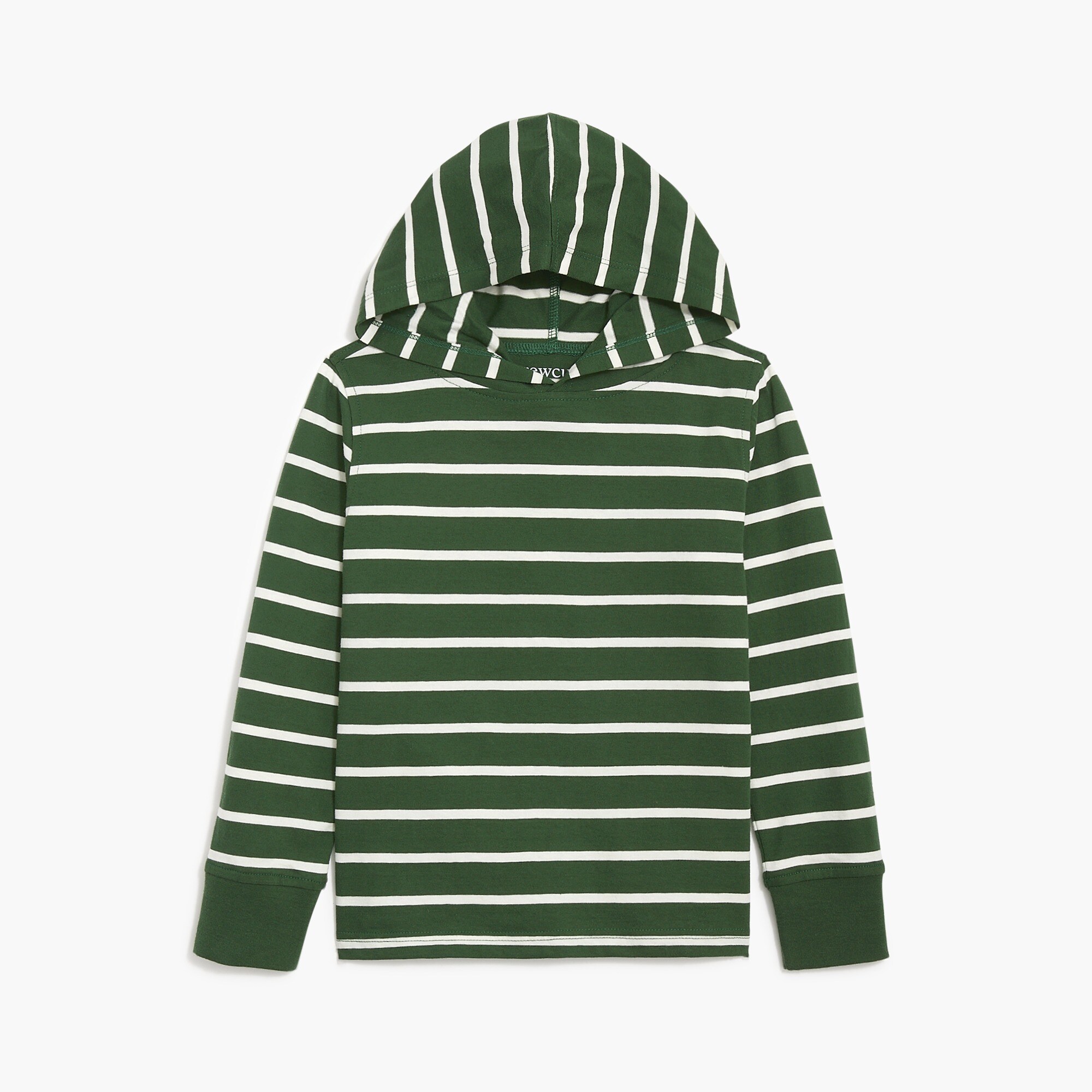 Boys' Denali striped hooded tee