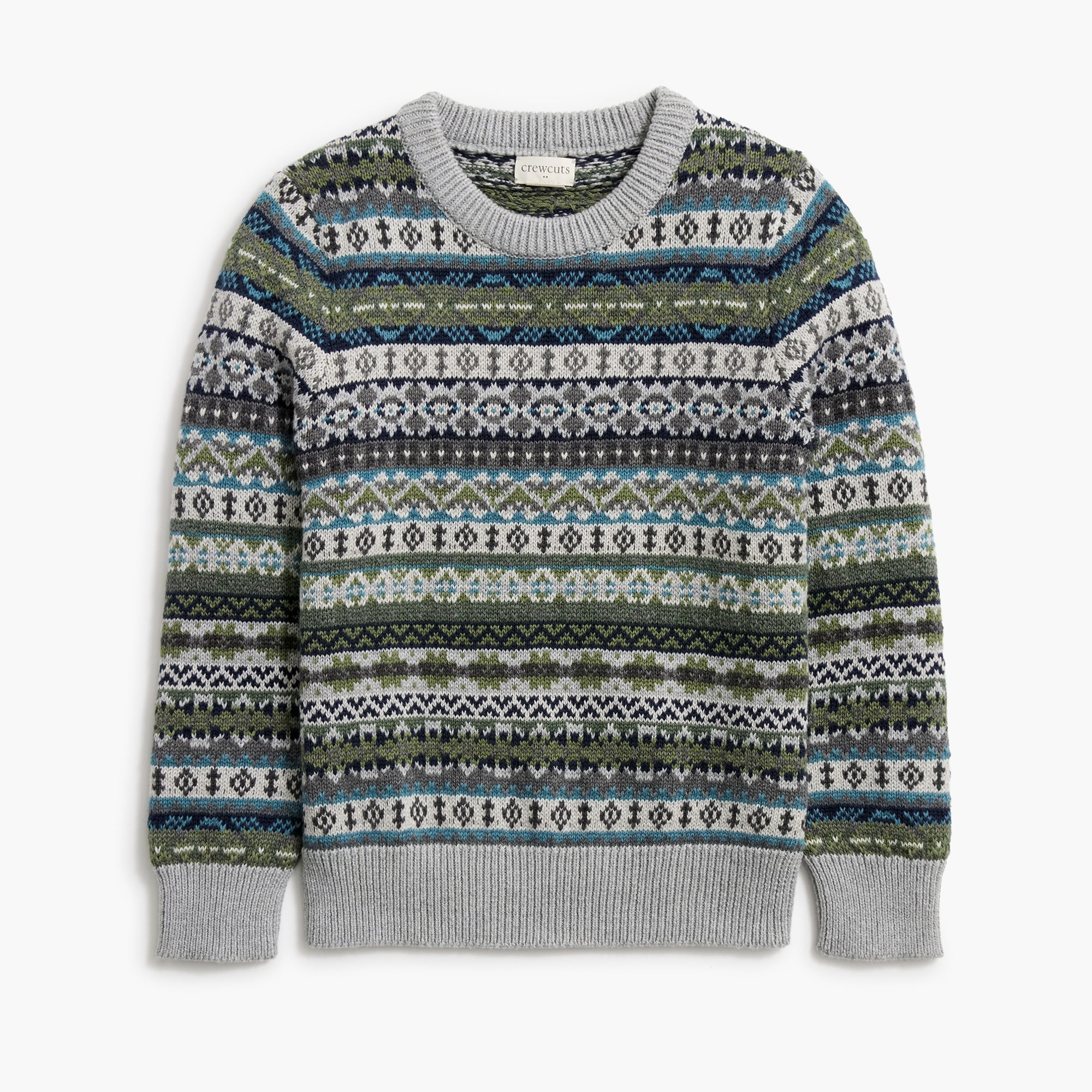 boys' fair isle sweater for boys