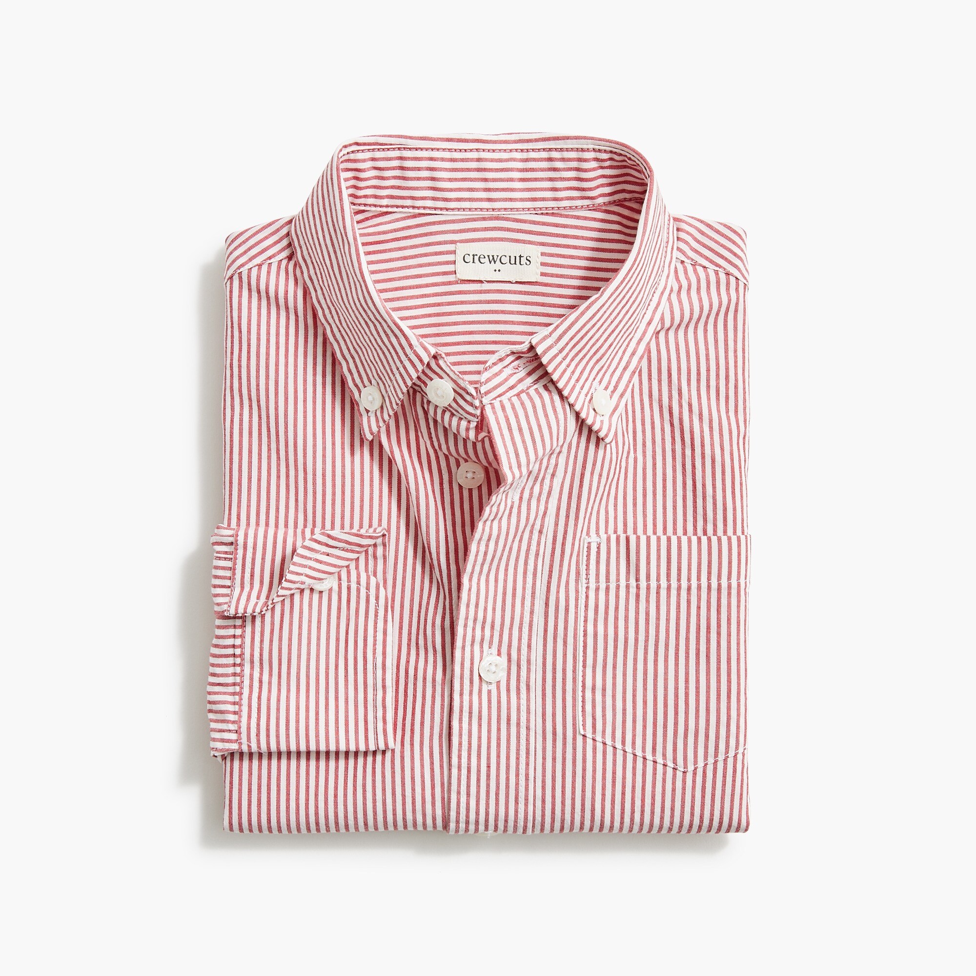 boys' long-sleeve striped washed shirt for boys