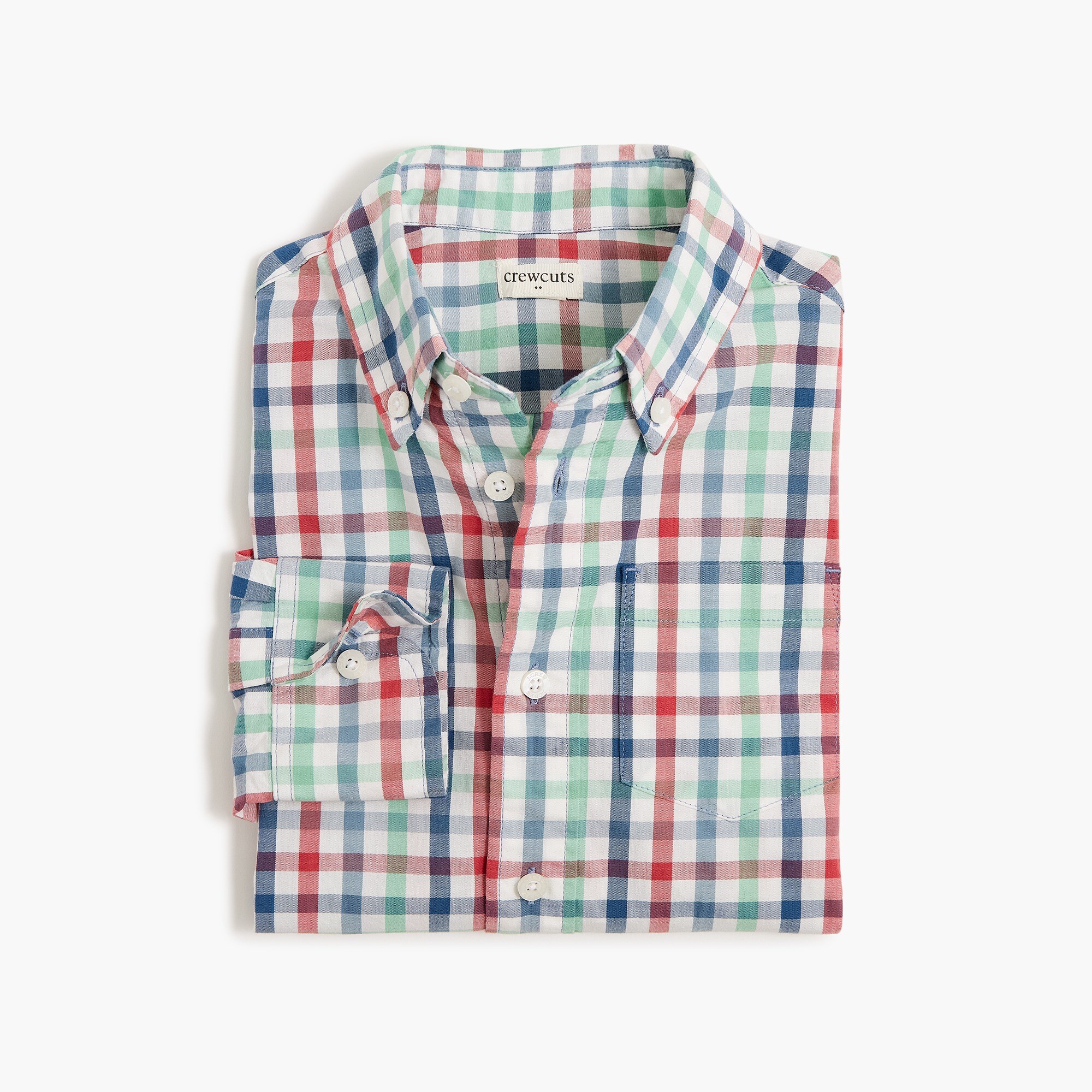 Boys' long-sleeve road map graphic washed shirt