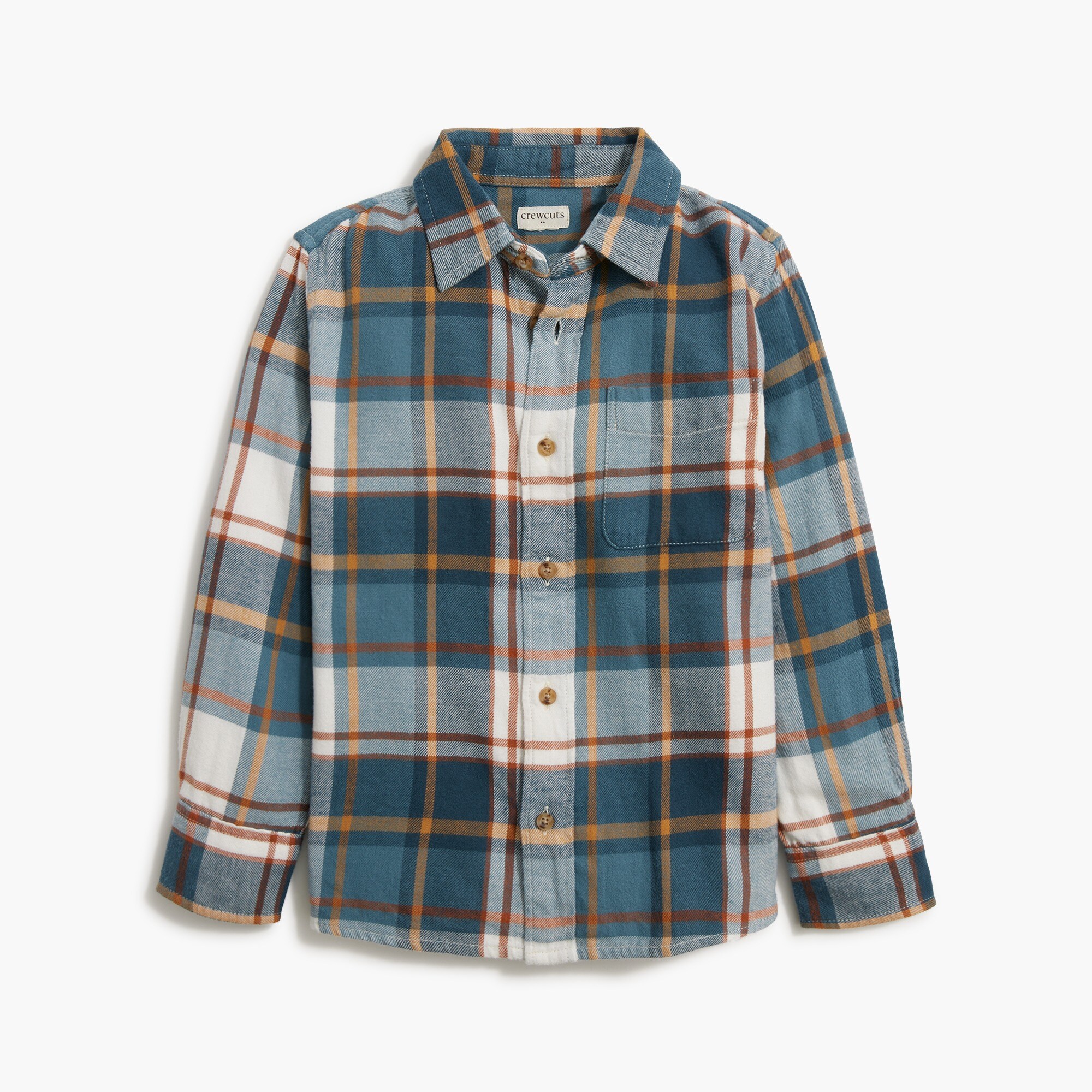 boys' gingham flannel shirt for boys