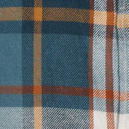 Boys' gingham flannel shirt MARINE SALT OPAL BLUE factory: boys' gingham flannel shirt for boys