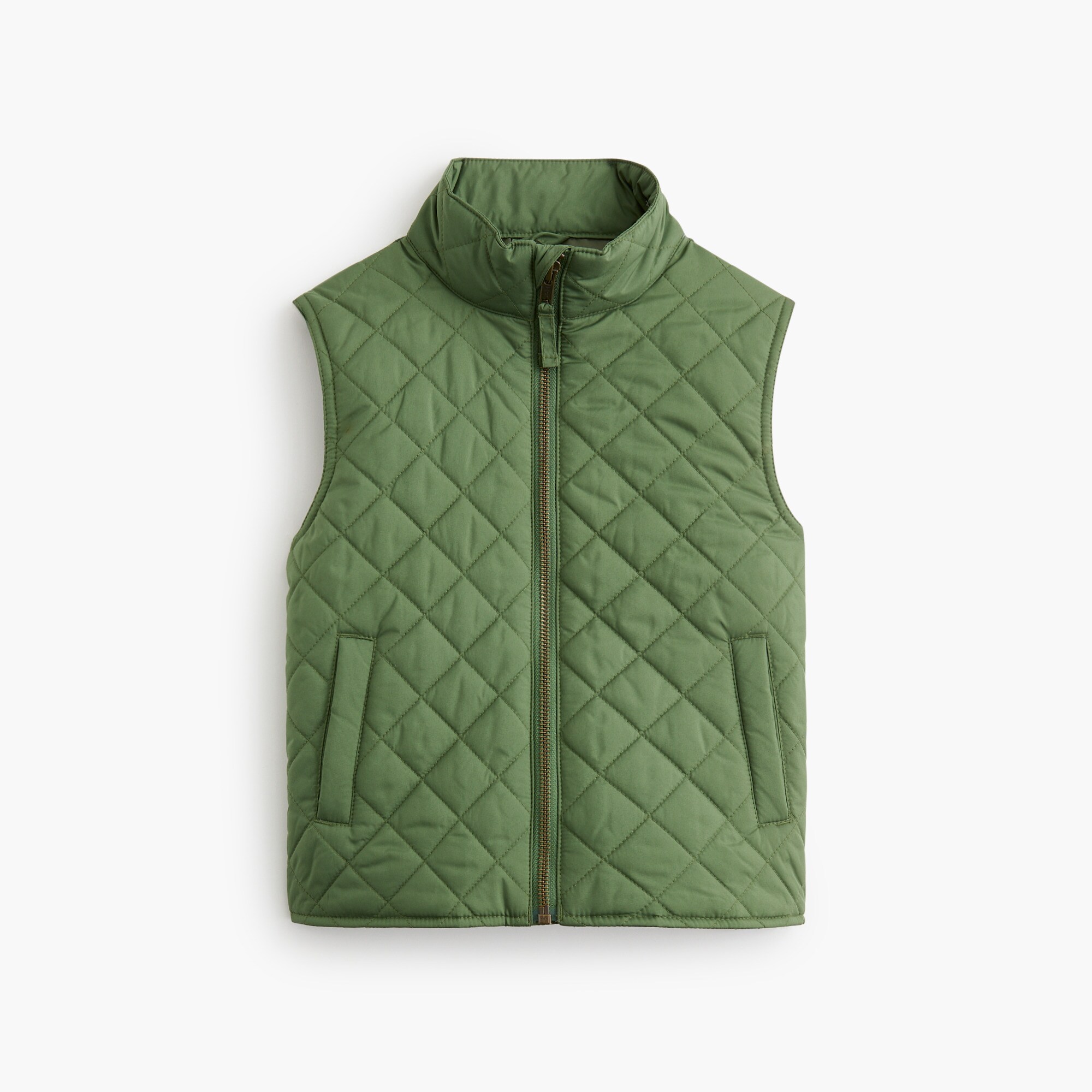 Channel quilted vest