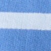 Boys' striped polo sweatshirt DELPHINIUM BLUE FADED C