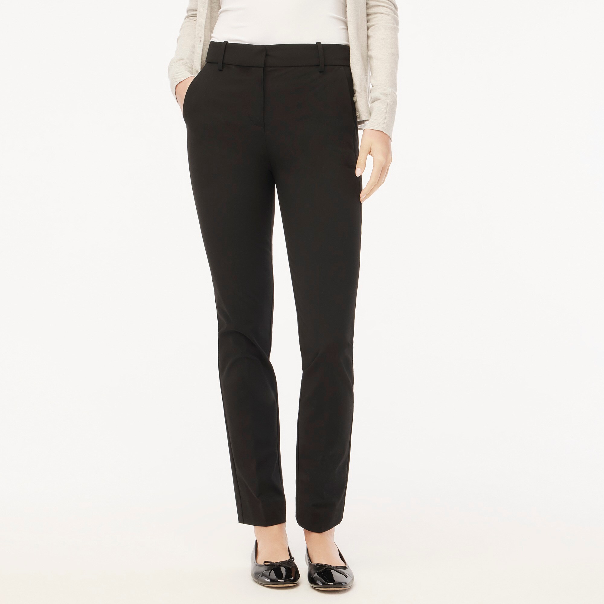 womens Slim-fit full-length trouser pant