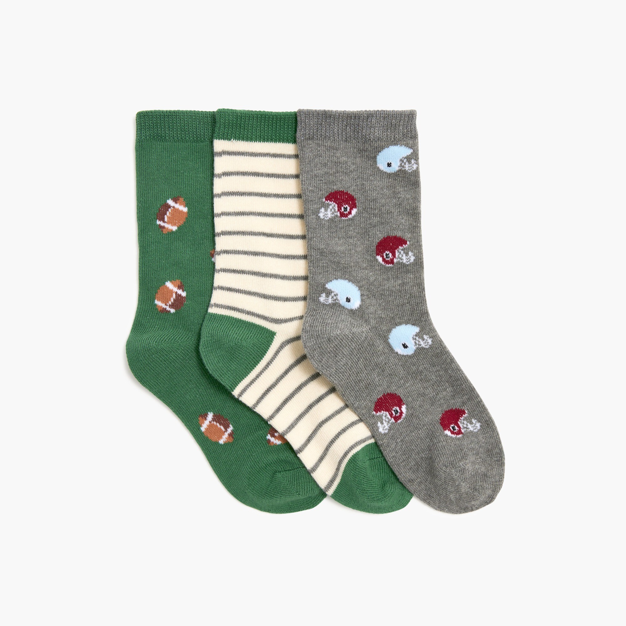 boys' football socks three-pack for boys