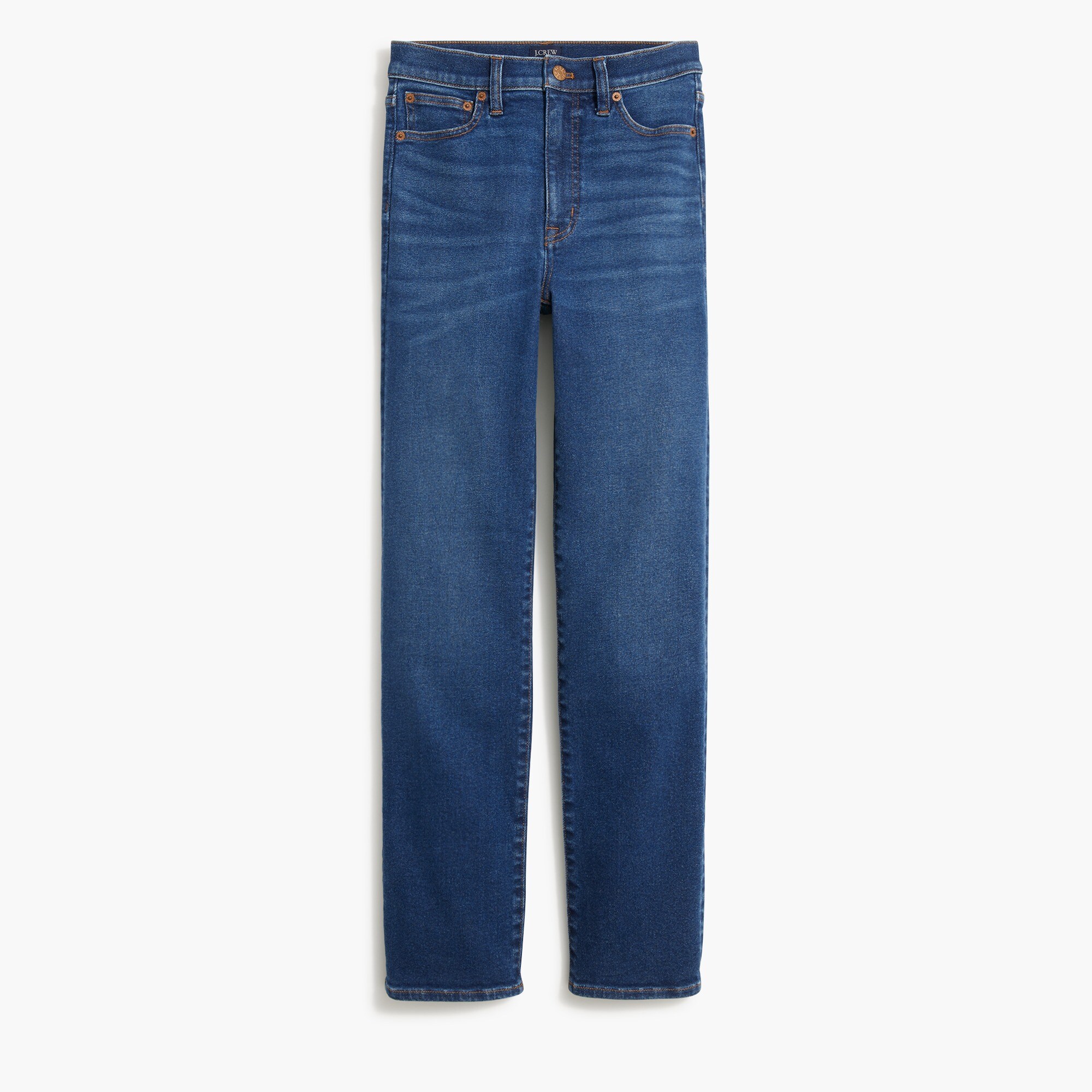 High-rise stovepipe jean in signature stretch+