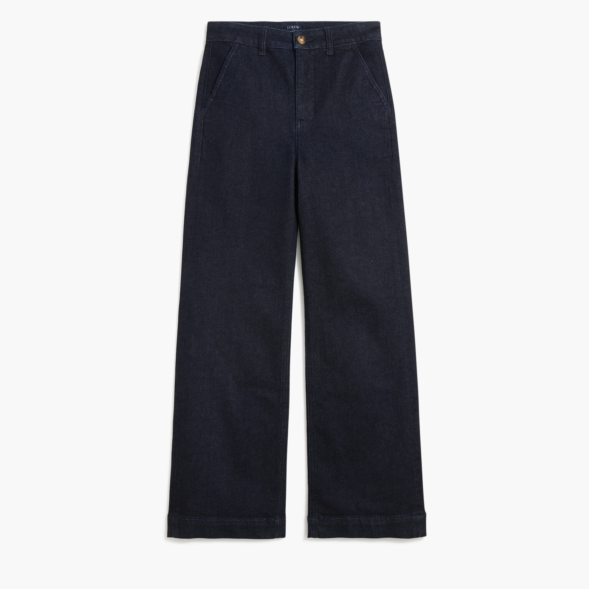 Soft denim trouser in signature stretch