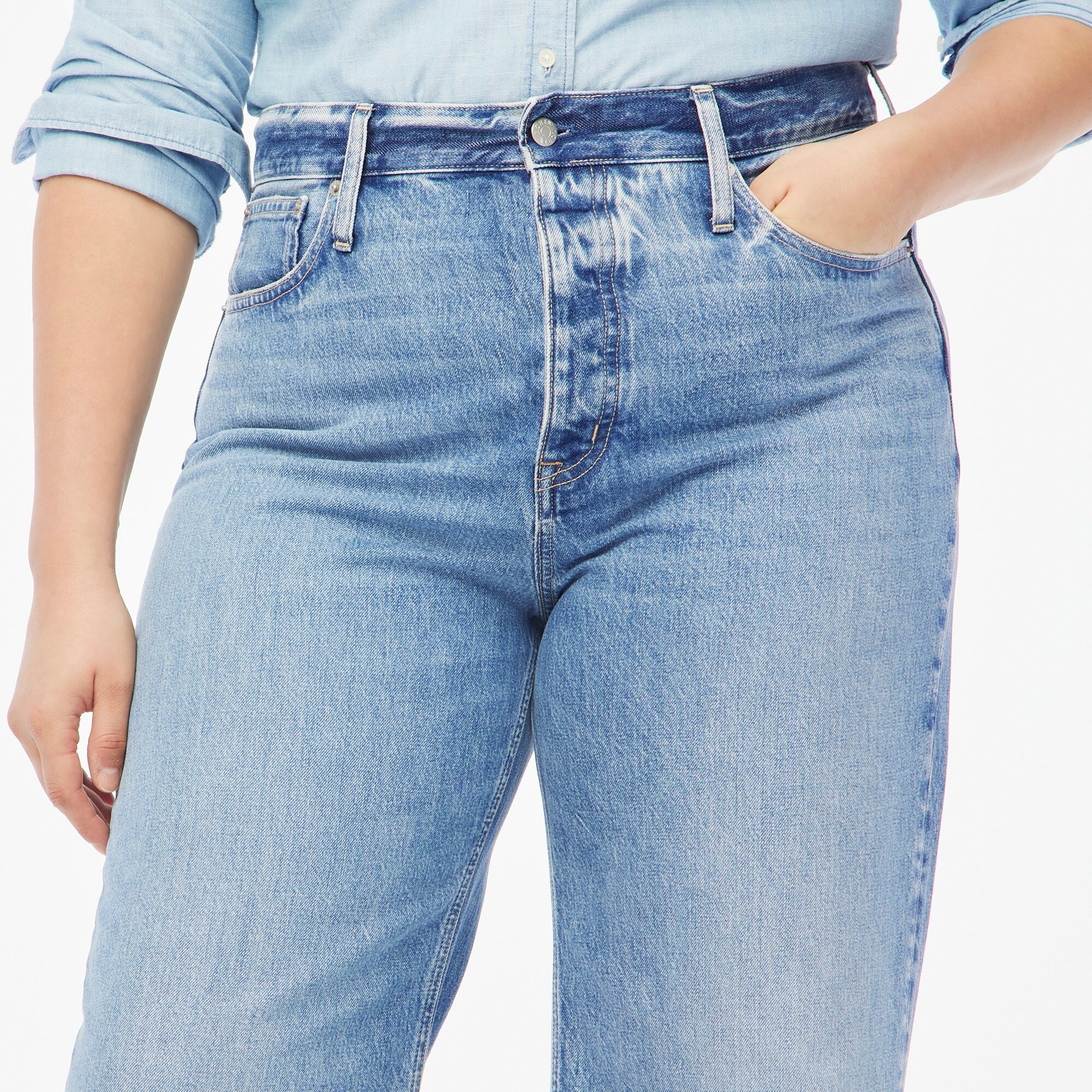 Premium Edition vintage wide-leg jean with button fly