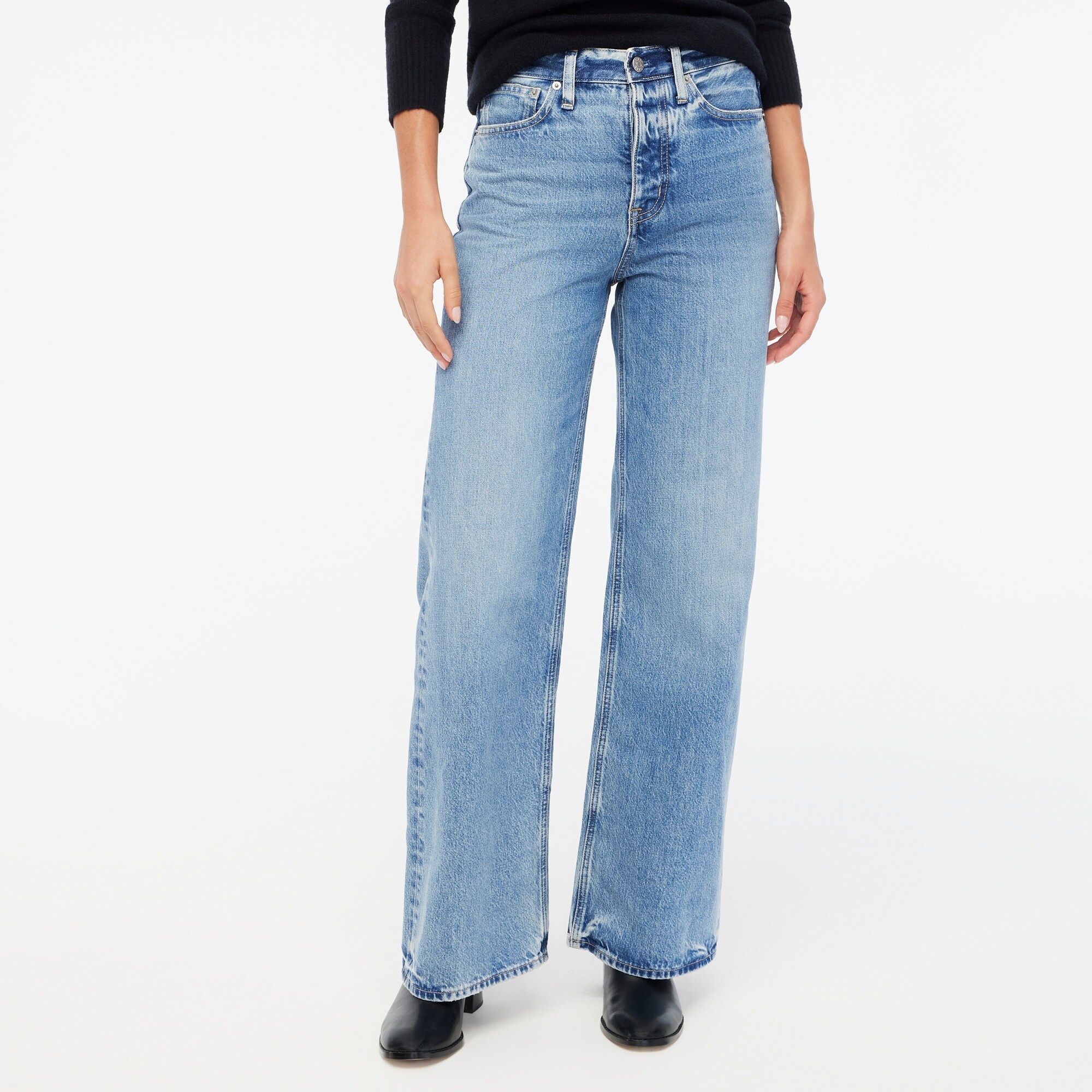 Premium Edition vintage wide-leg jean with button fly