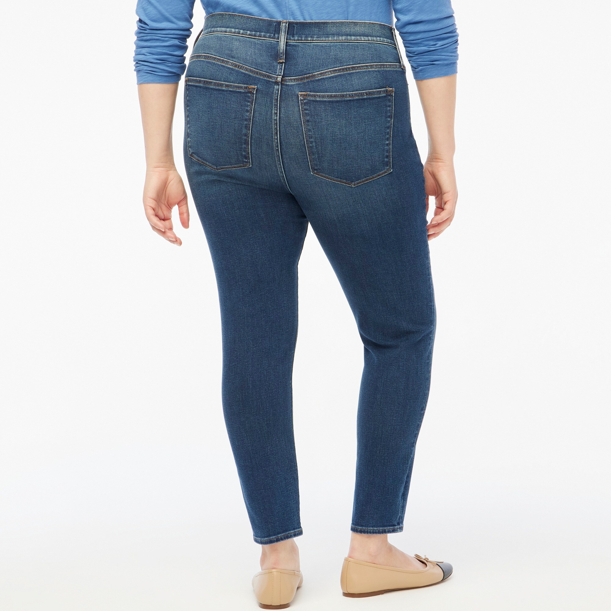 9" mid-rise skinny jean in signature stretch