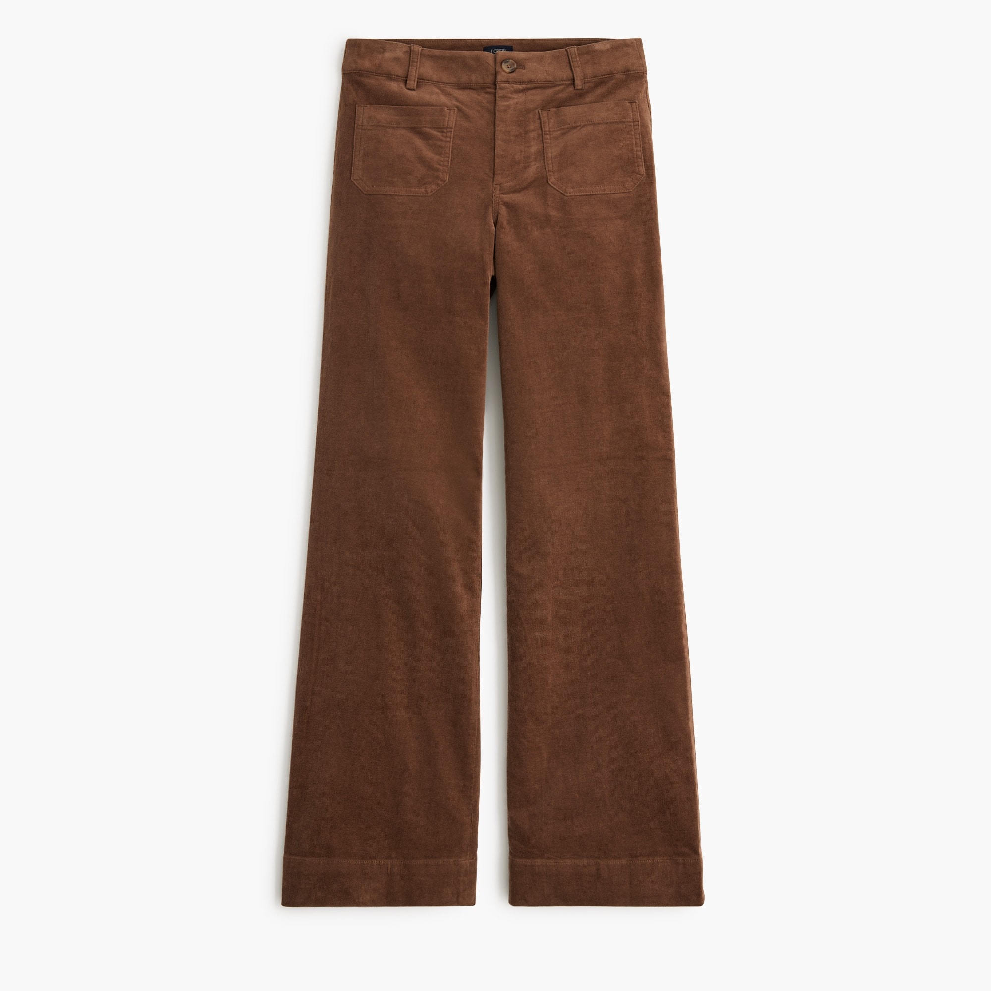 Cocoa Patch Pocket Corduroy Wide Leg Cropped Pants