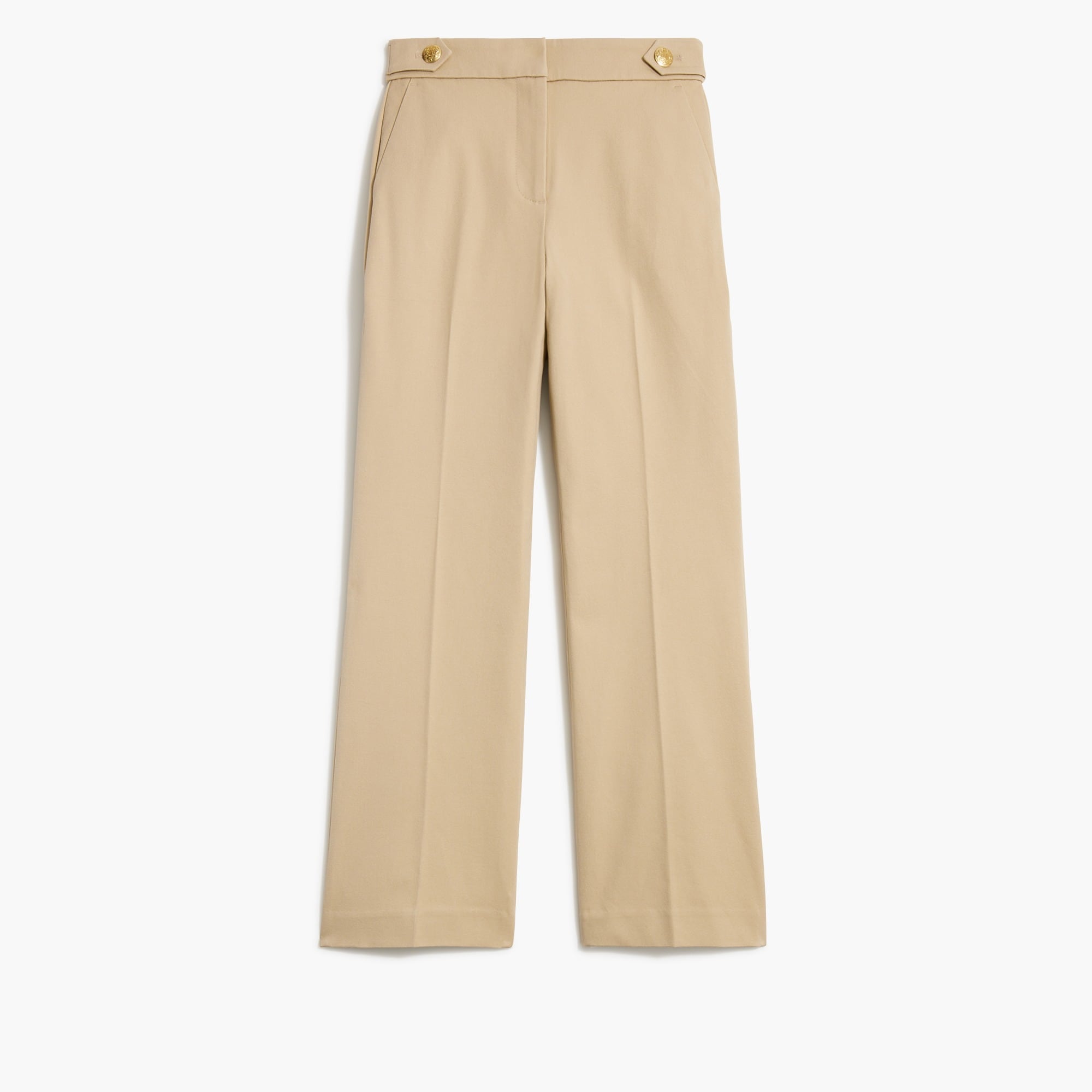 Cropped wide-leg sailor pant