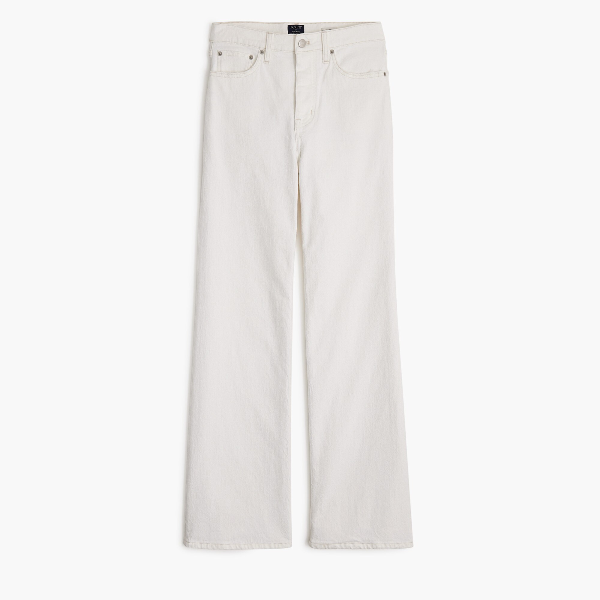 premium edition vintage wide-leg jean with button fly in all-day stretch for women