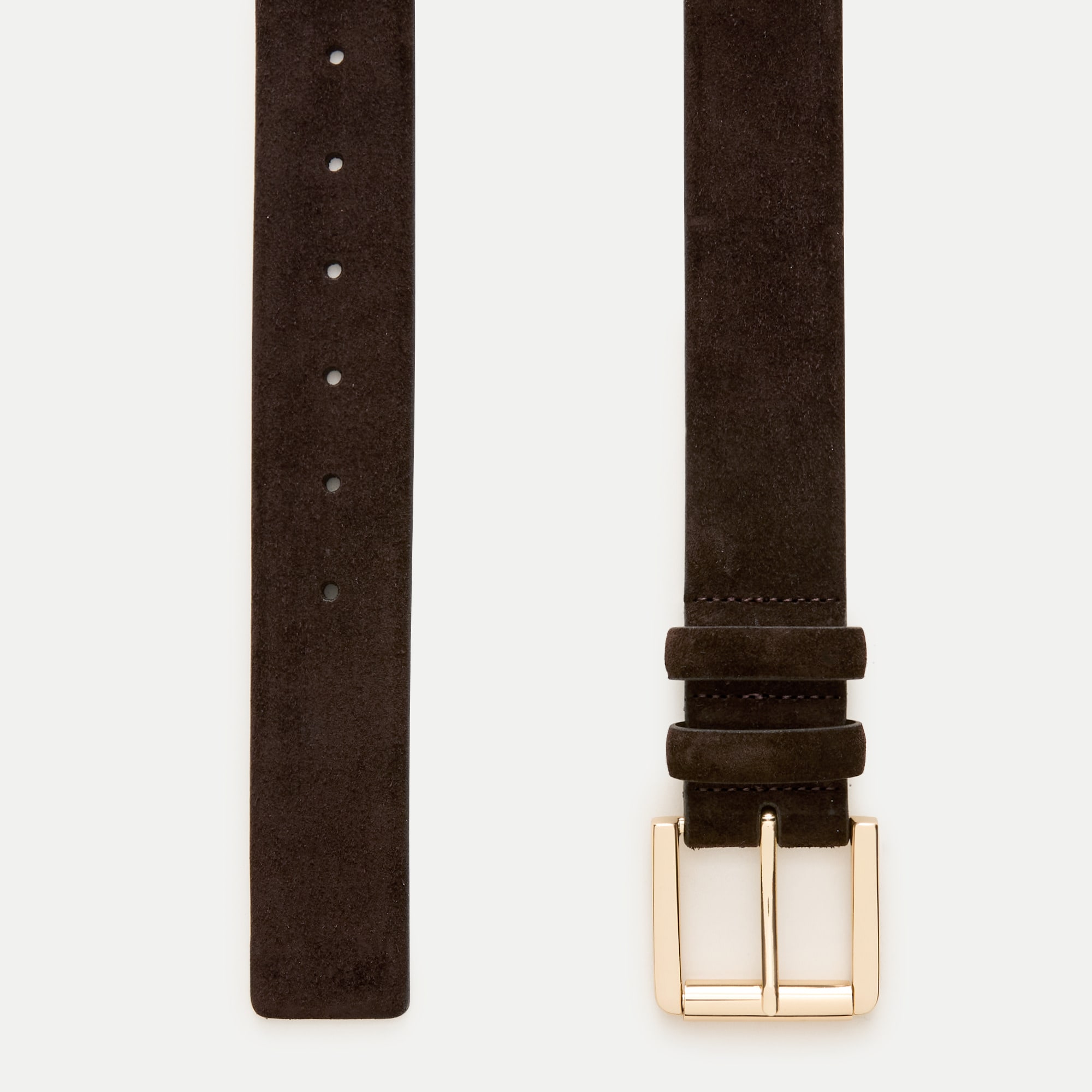 Suede roller-buckle belt - thumbnail 2