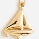 Catbird&trade; X J.Crew sailboat charm 14K GOLD j.crew: catbird&trade; x j.crew sailboat charm for women