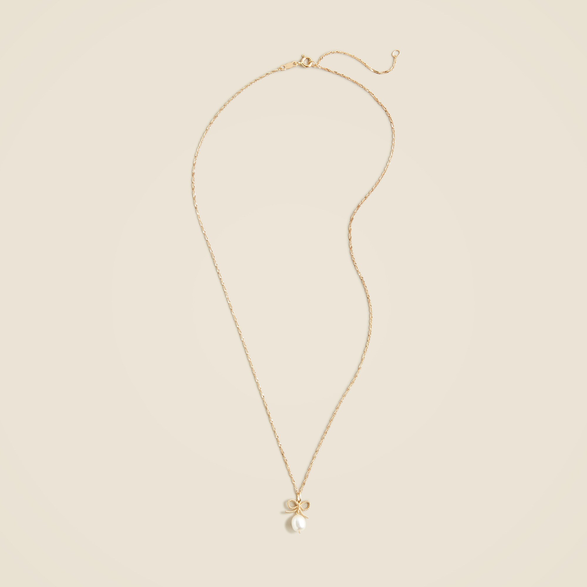 【Monday Edition】Pearl Bow Necklace 韓国 Monday Edition】Pearl Bow silver Necklace 韓国 (Monday