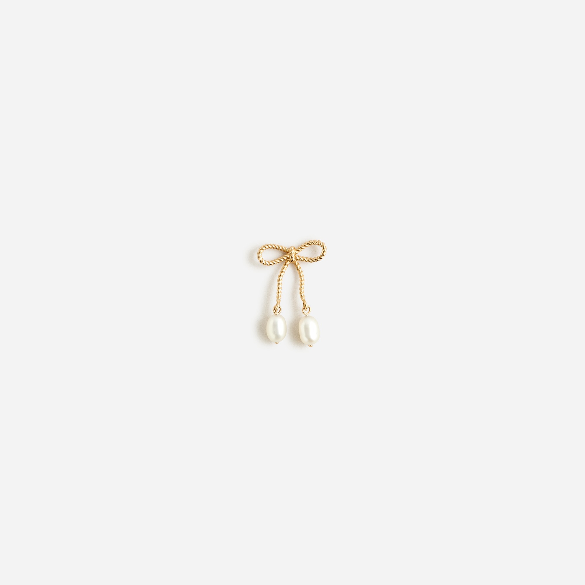  Catbird&trade; X J.Crew single rope bow earring with pearls