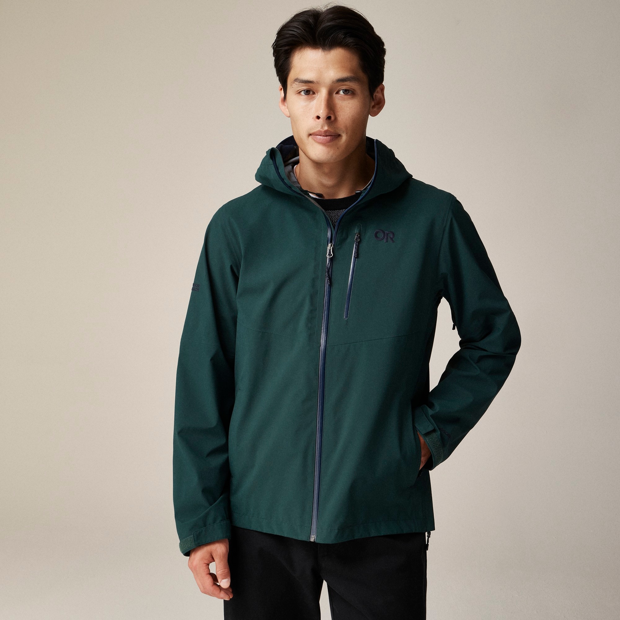 Outdoor Research® X J.Crew Foray 3L rain jacket