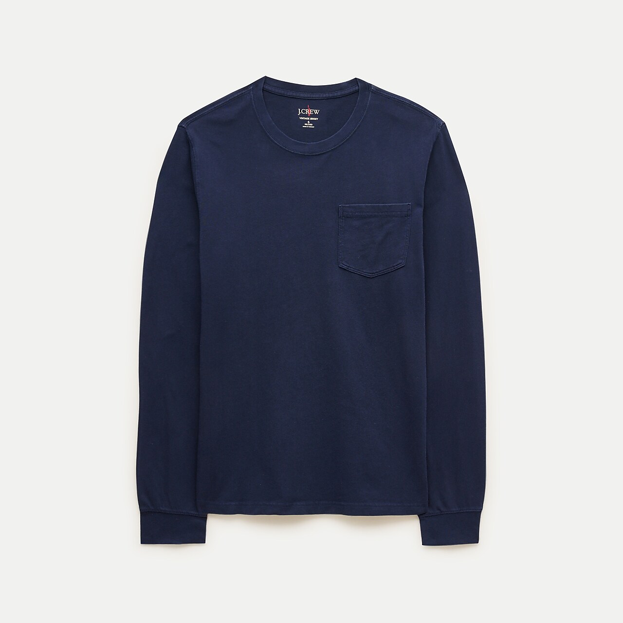 Vintage-wash Cotton Henley For Men | J.Crew