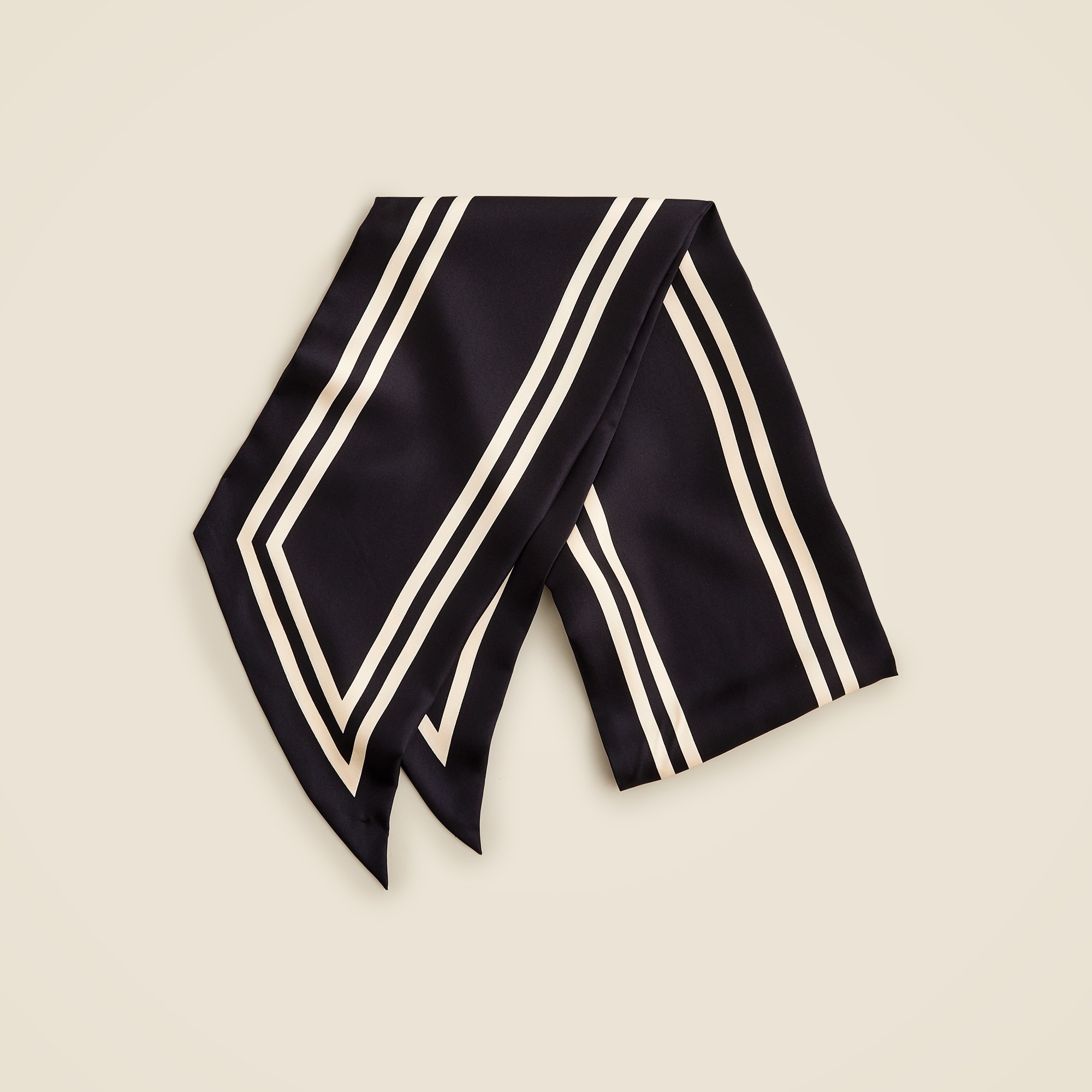 Printed silk scarf
