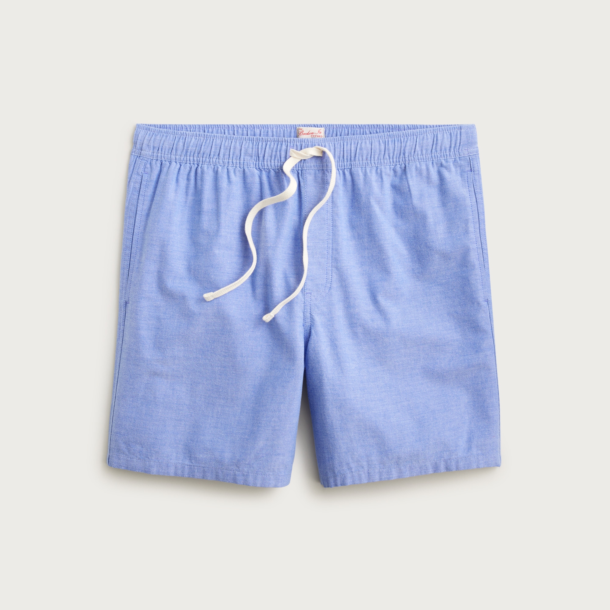 7'' Lounge Short In Broken-in Oxford Cloth For Men | J.Crew
