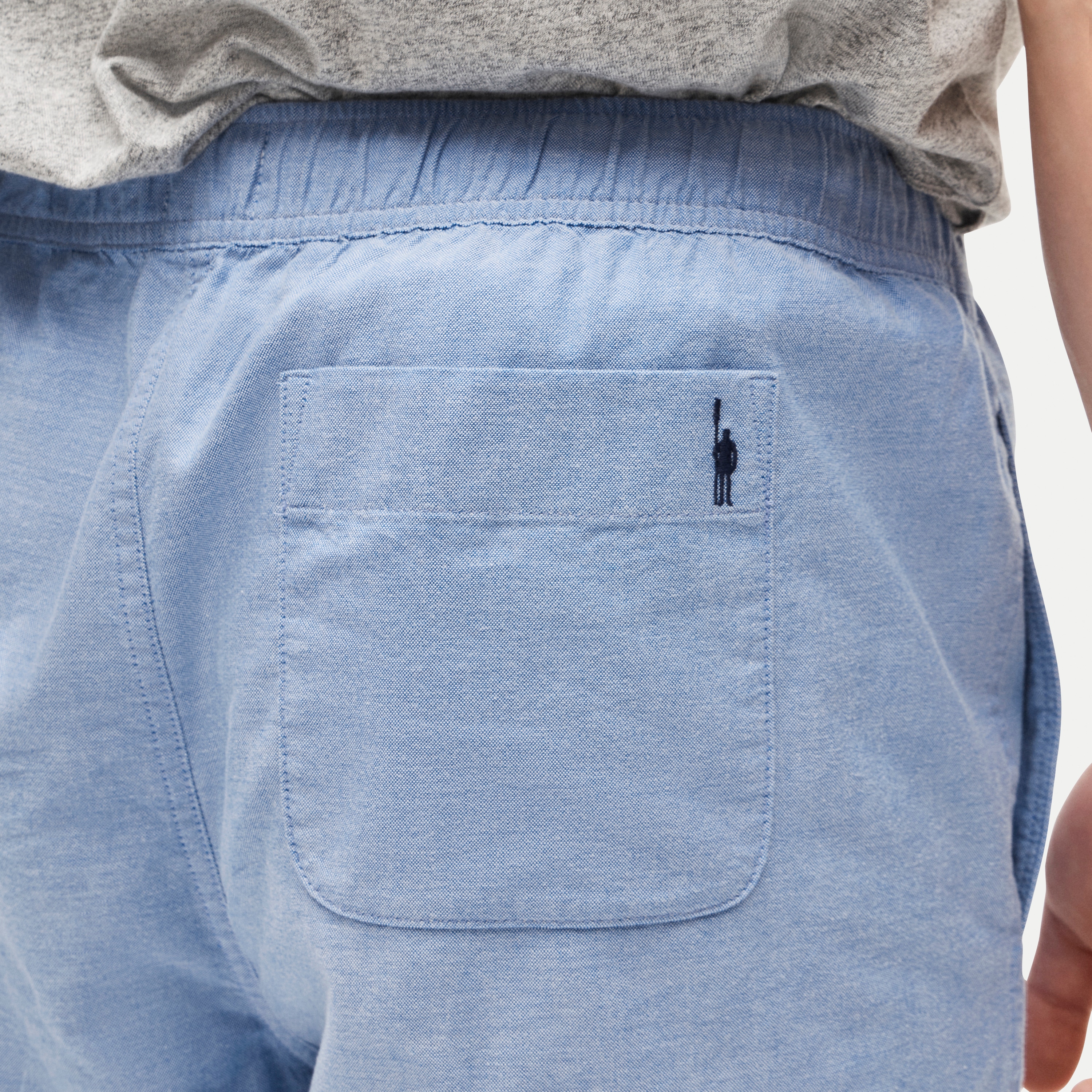 7'' Lounge Short In Broken-in Oxford Cloth For Men | J.Crew