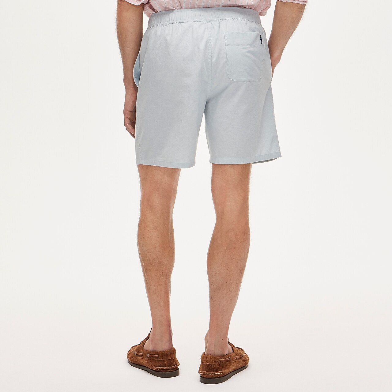 7'' Lounge Short In Broken-in Oxford Cloth For Men | J.Crew