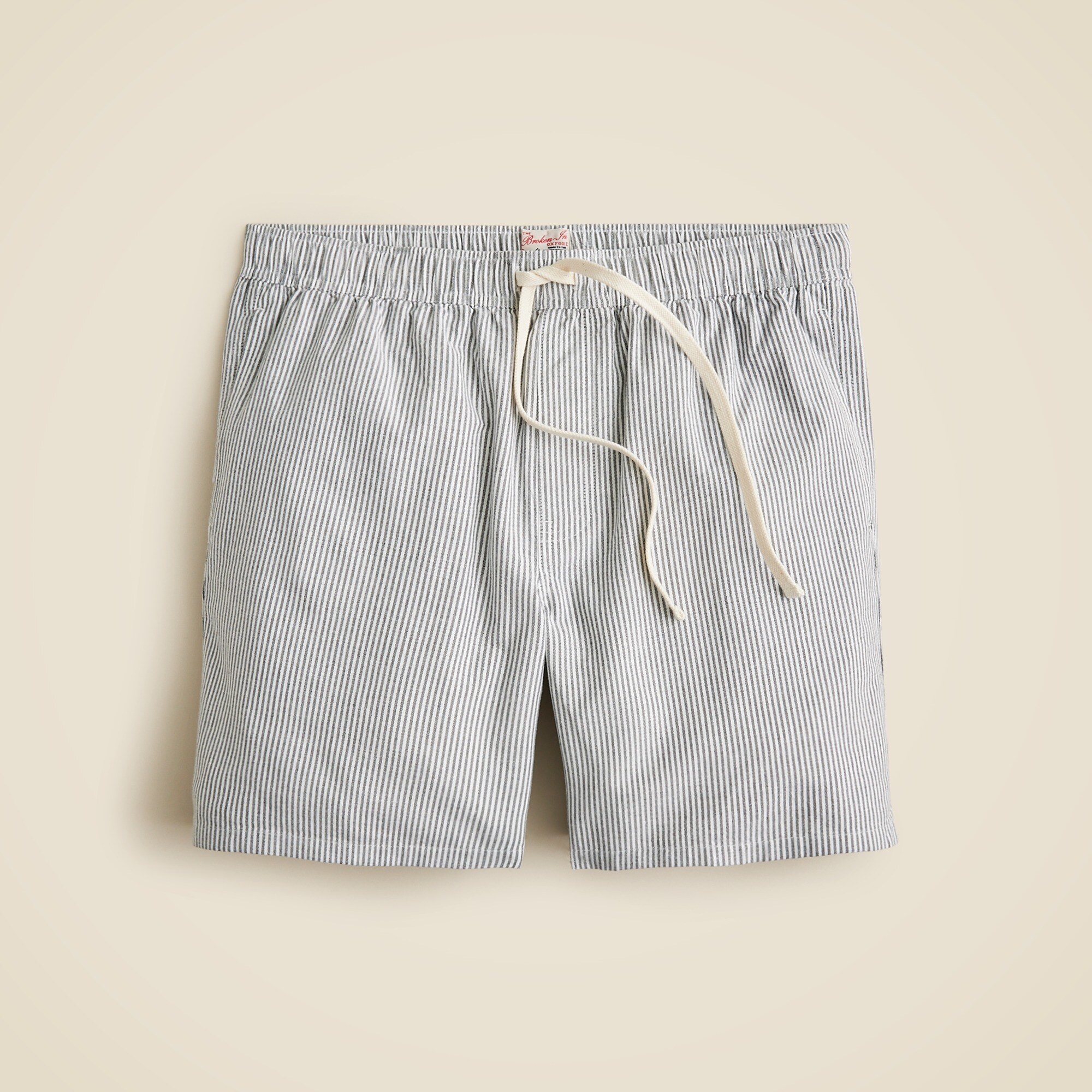 mens 7'' lounge short in Broken-in oxford cloth