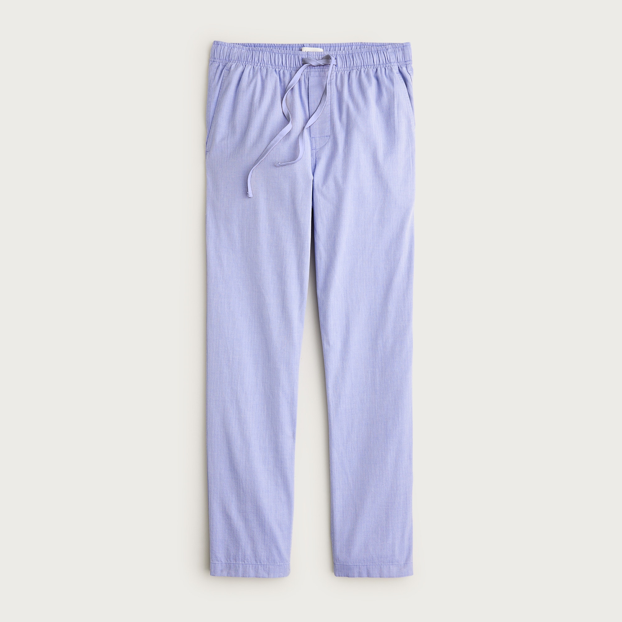 Pajama pant in cotton herringbone