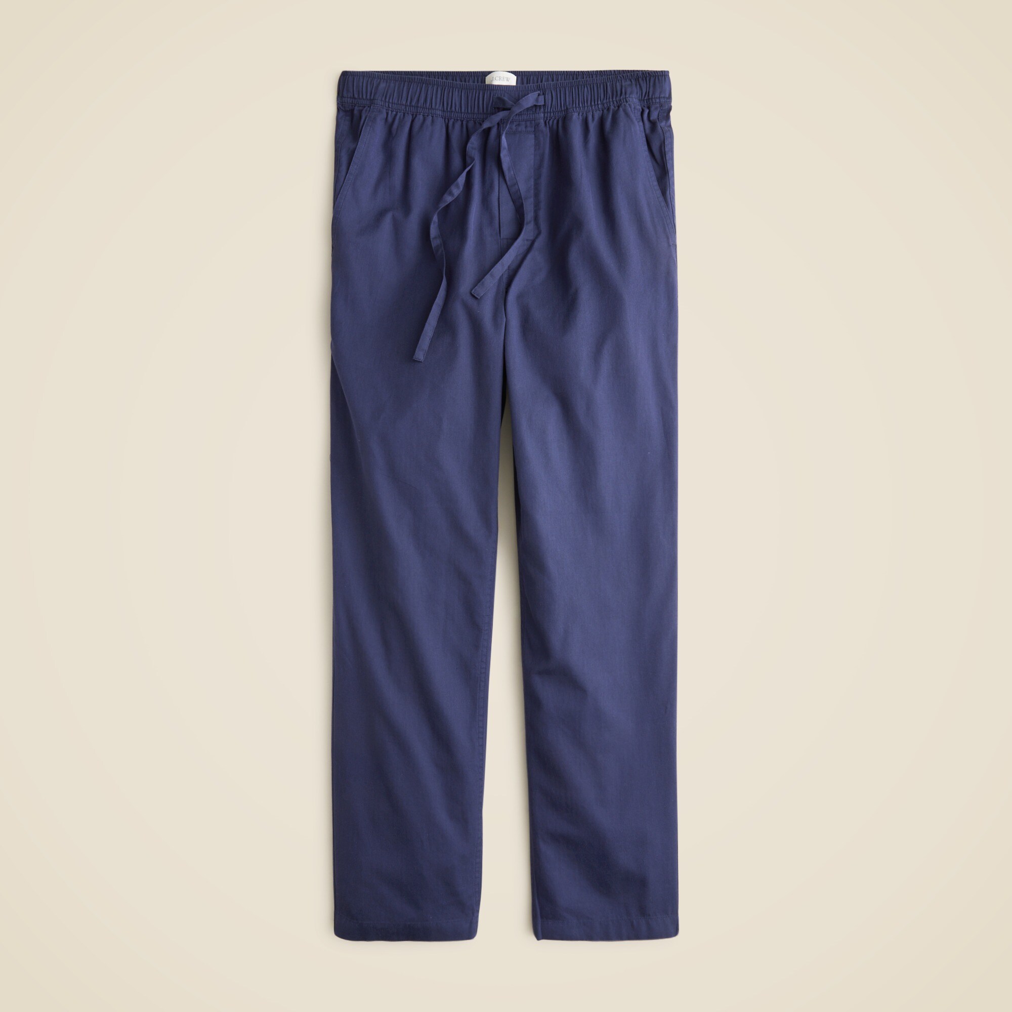 Pajama pant in cotton herringbone