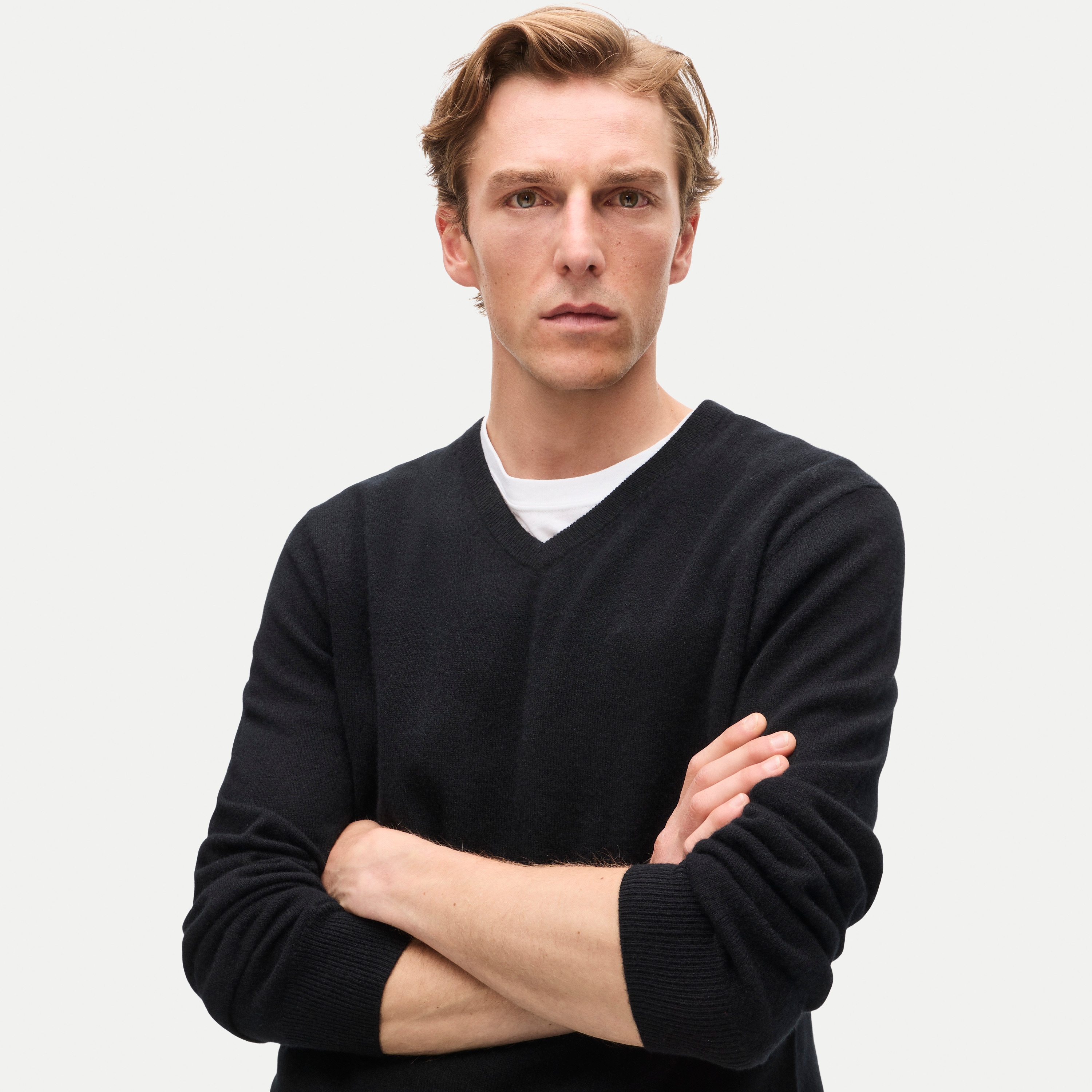 Cashmere V-neck sweater