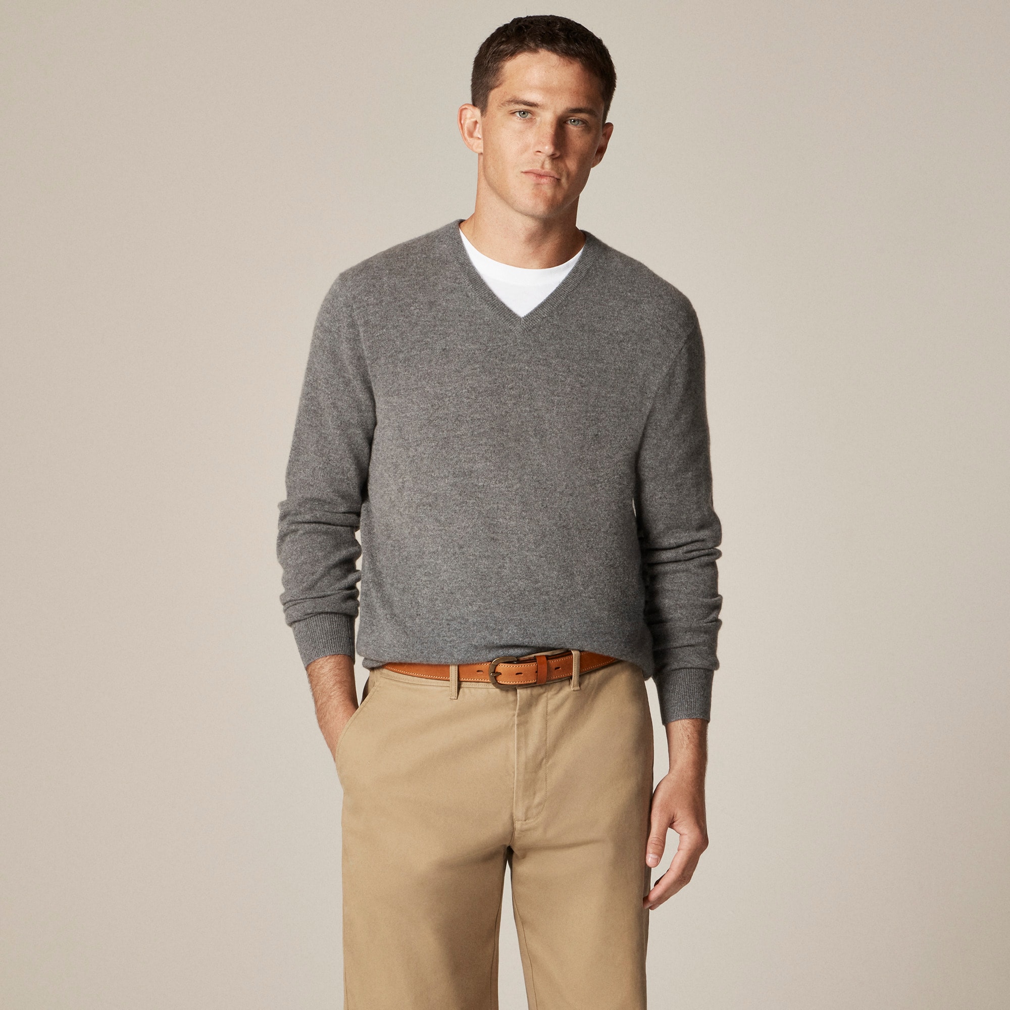 mens Cashmere V-neck sweater