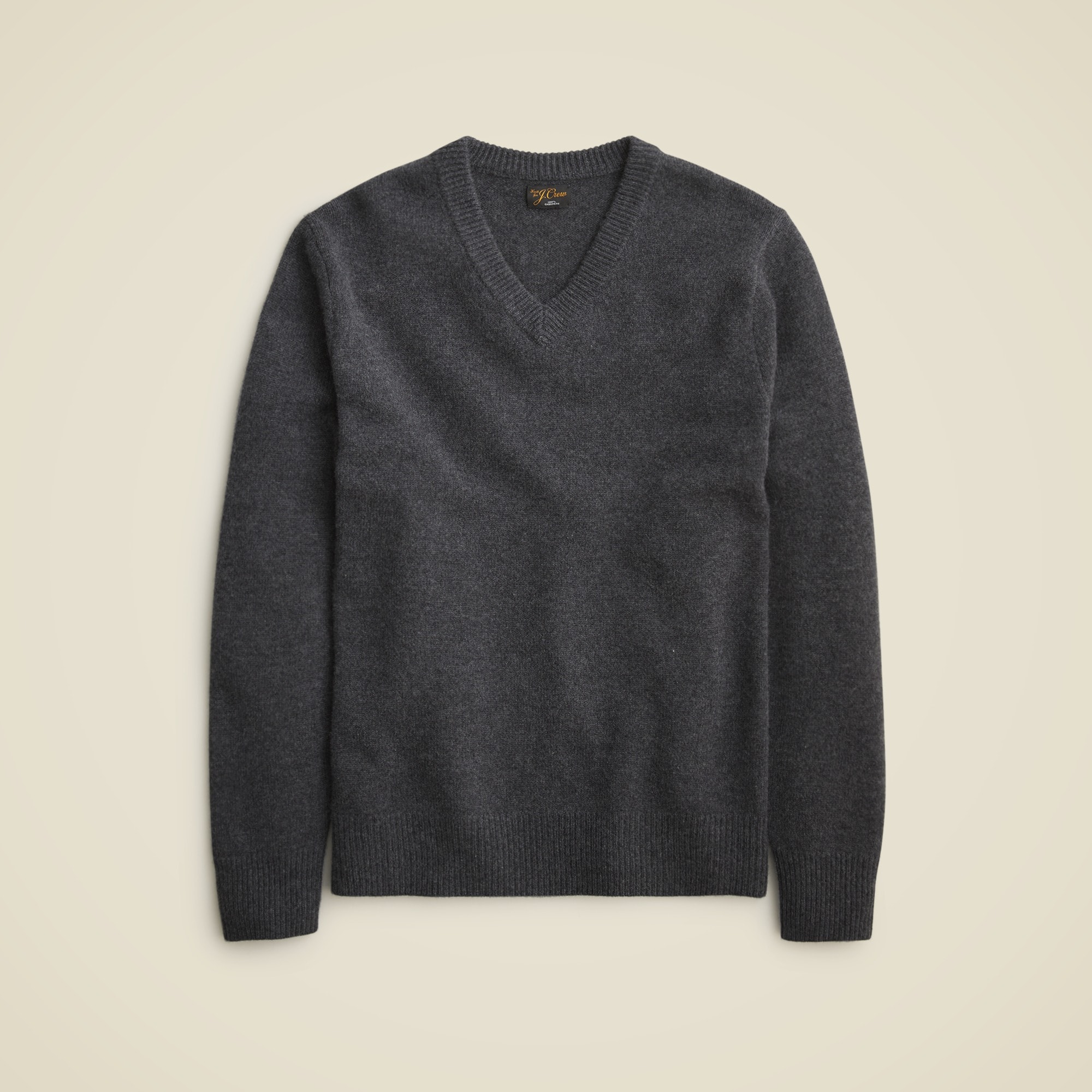  Relaxed midweight cashmere V-neck sweater