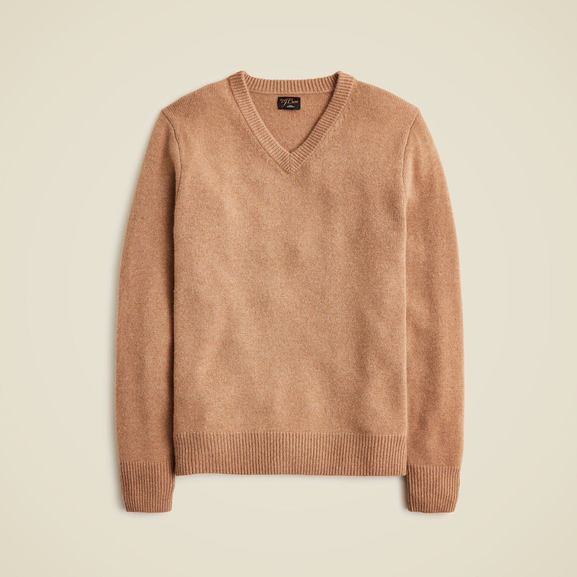  Relaxed midweight cashmere V-neck sweater