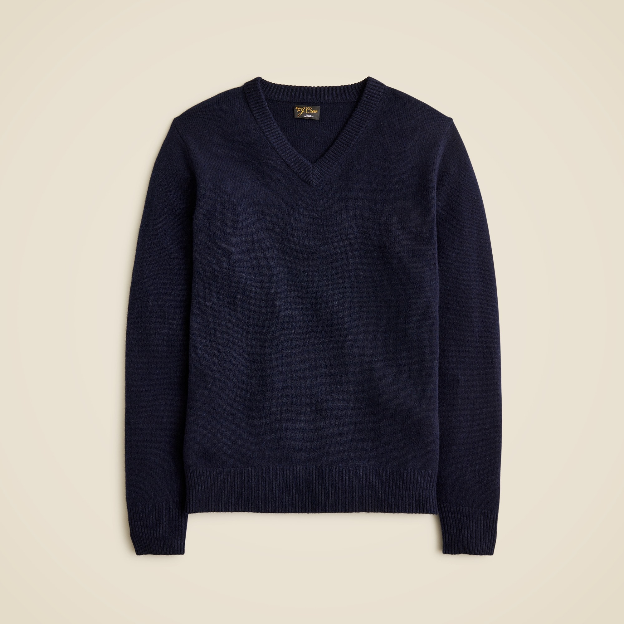  Relaxed midweight cashmere V-neck sweater