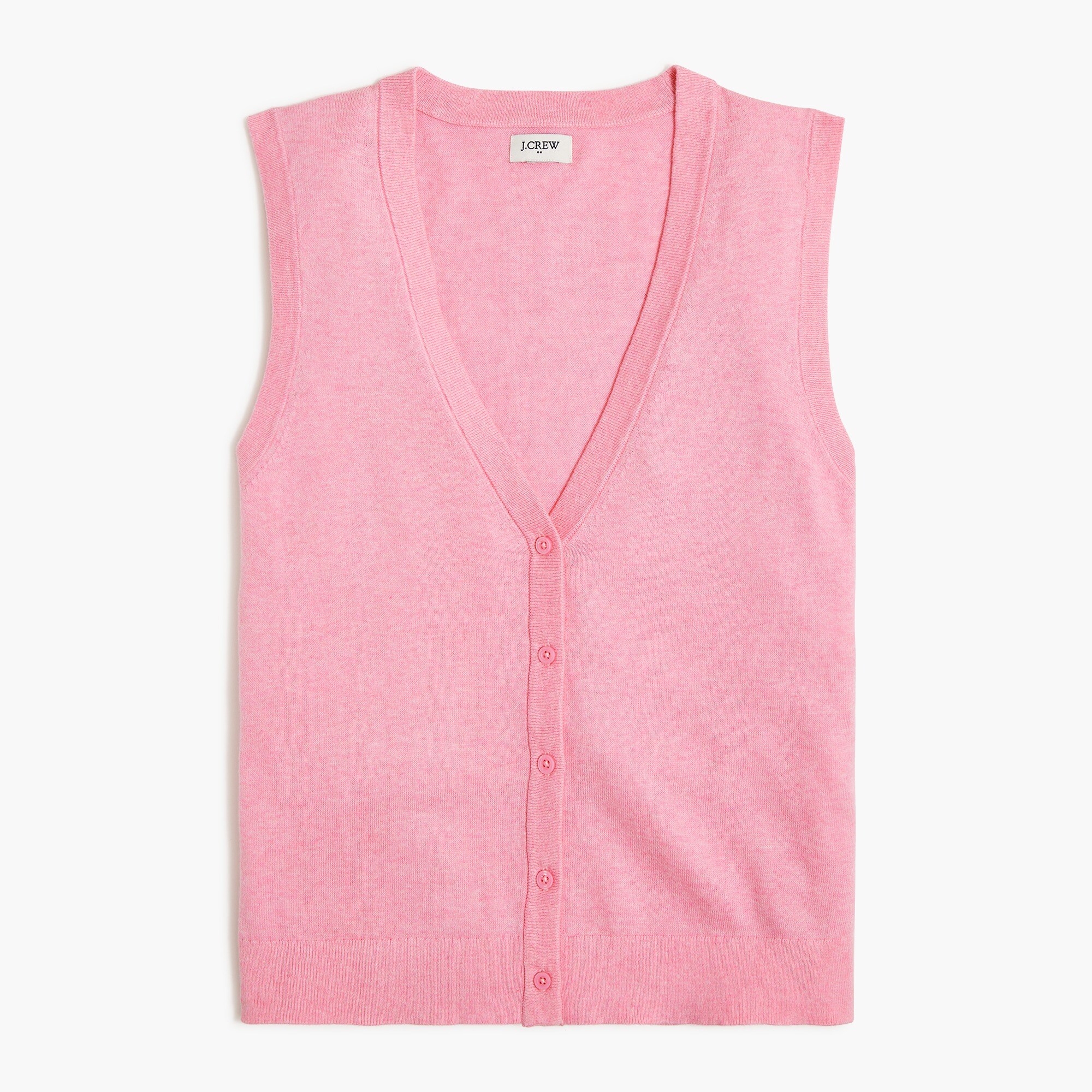 Women's Fuzzy Plaid Button Front Sweater Vest Cropped Top