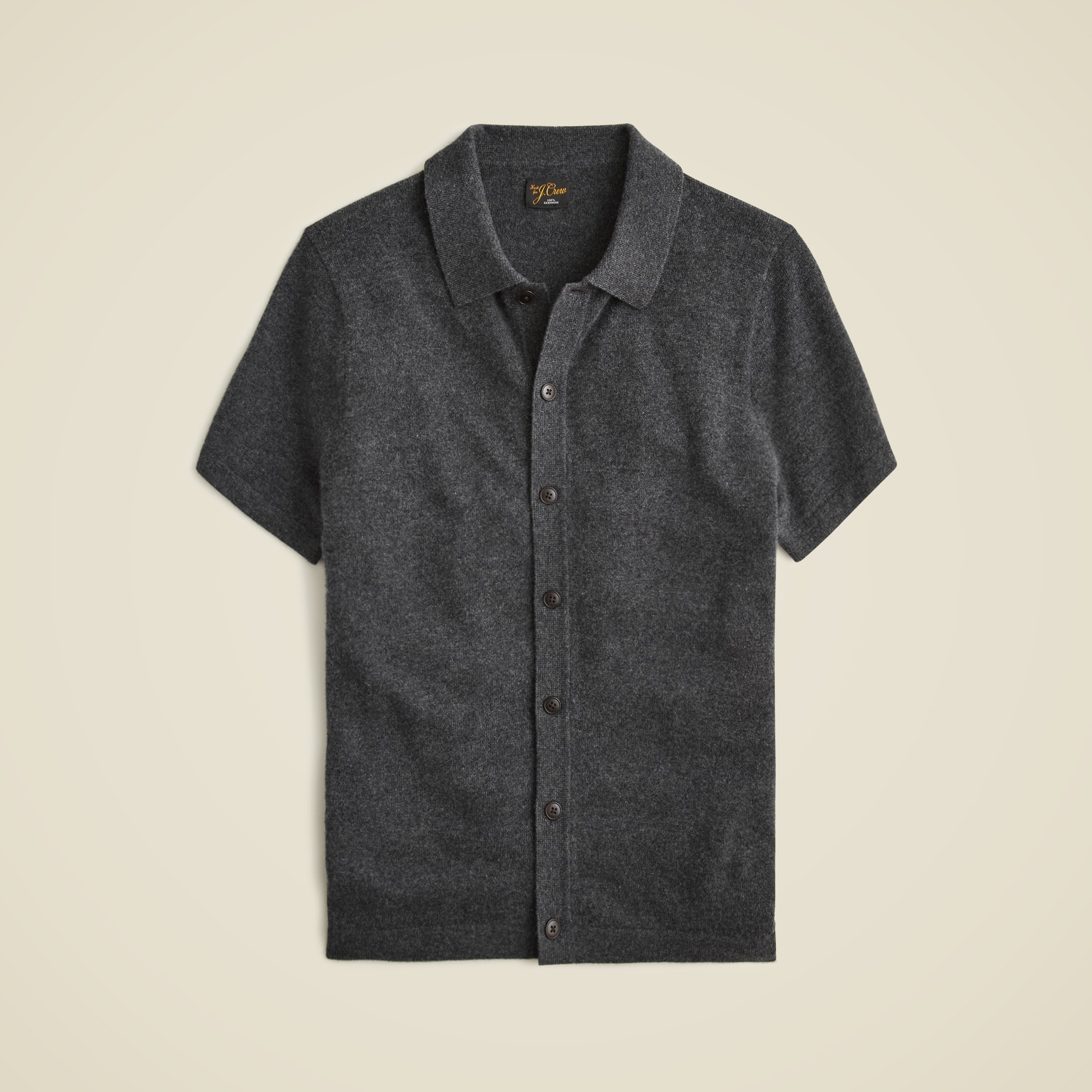 J.Crew Short sleeve Cashmere Polo Cardigan Sweater For Men