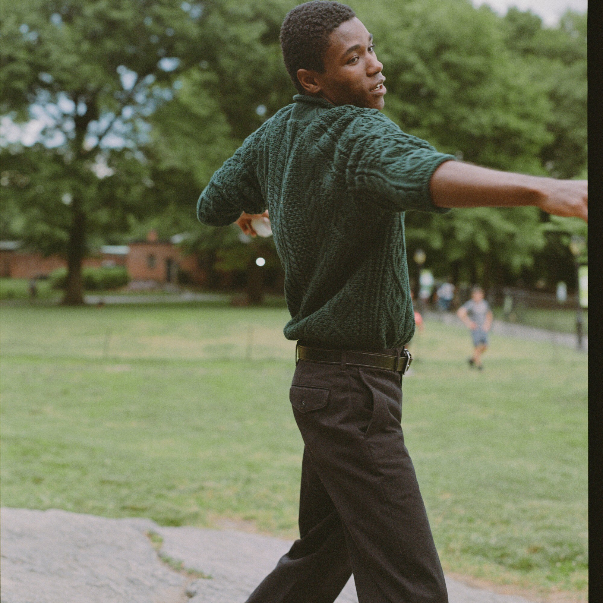 Cotton cable-knit Rollneck™ sweater