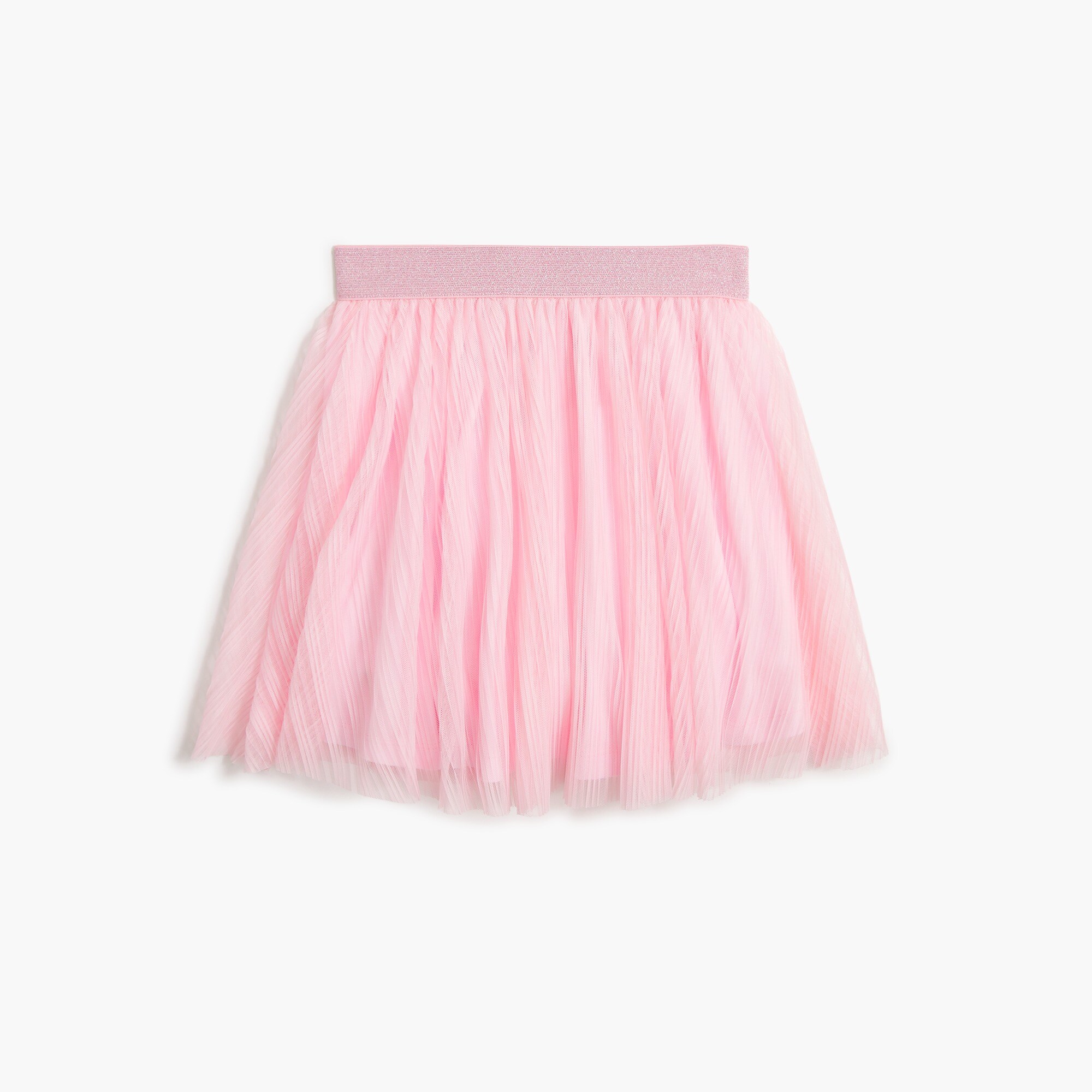 Girls' tulle pleated skirt
