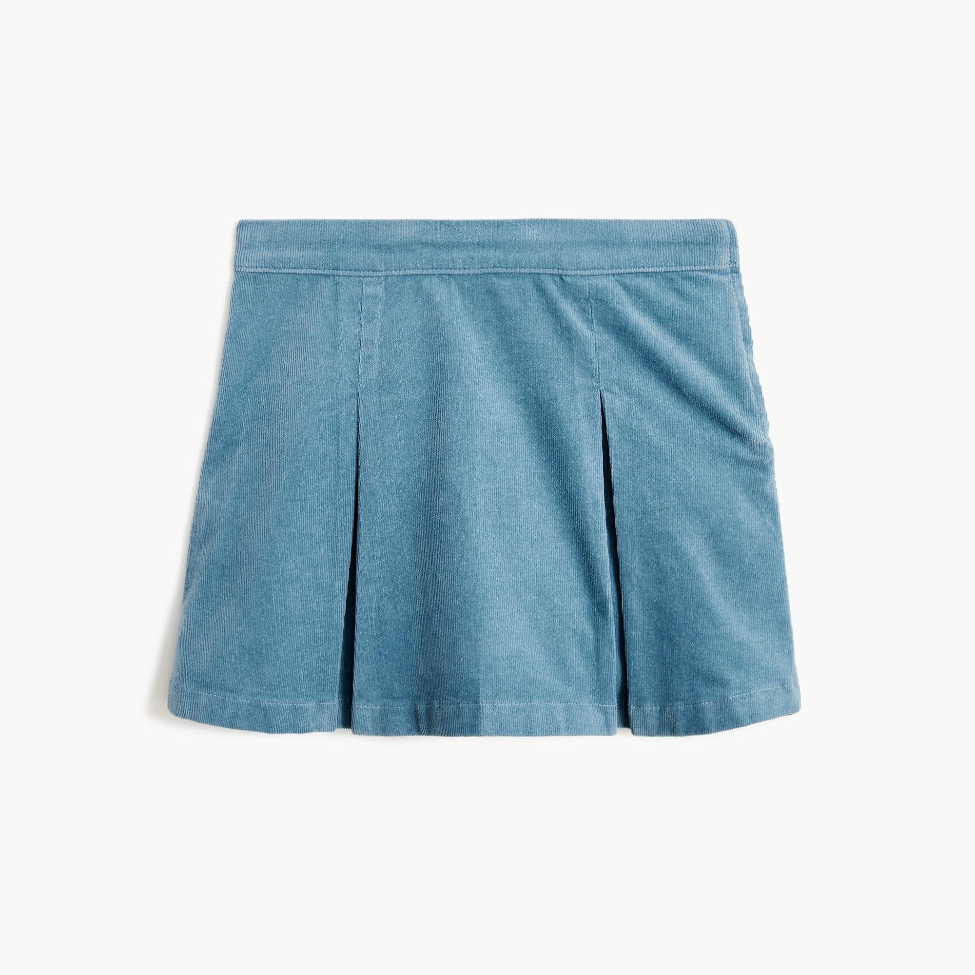 Girls' corduroy pleated skirt