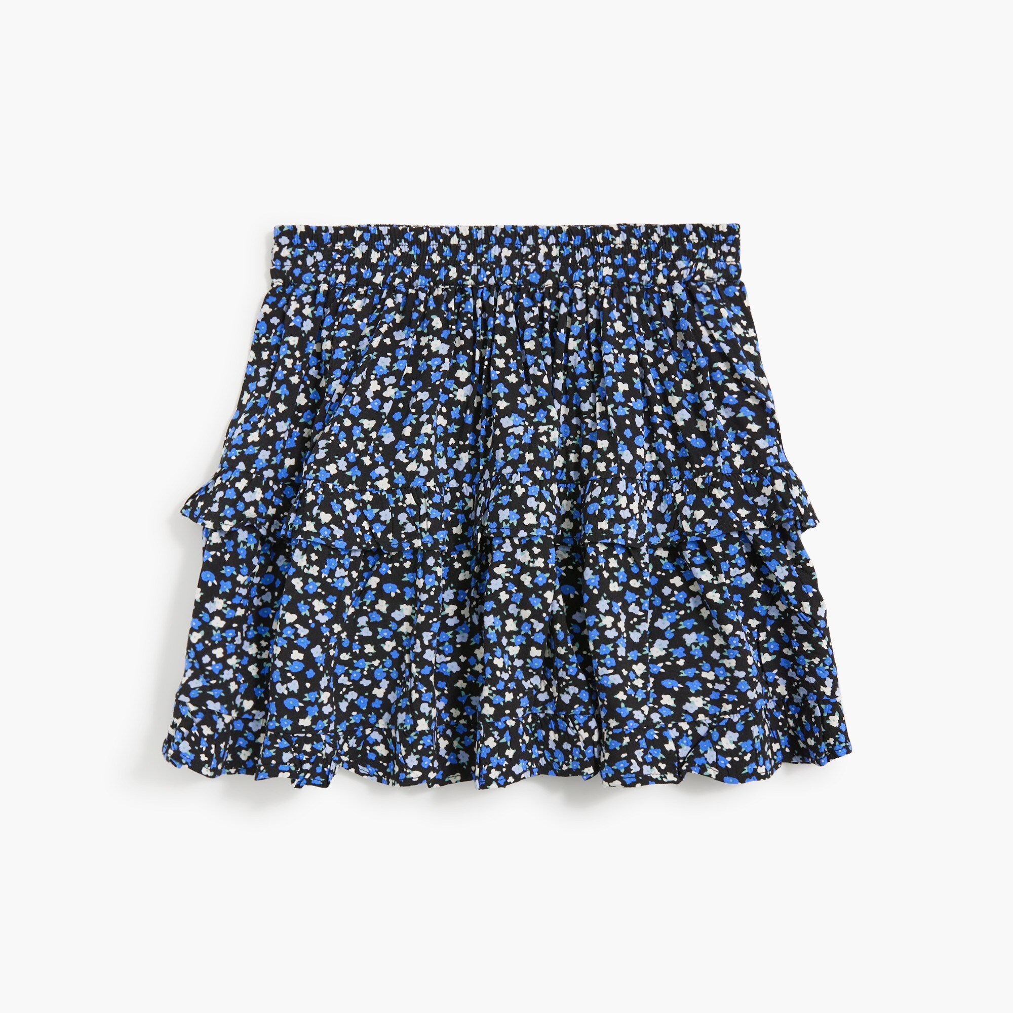 factory: girls' floral tiered skirt for girls