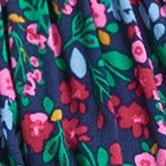 Girls' floral tiered skirt BLACK MULTI 