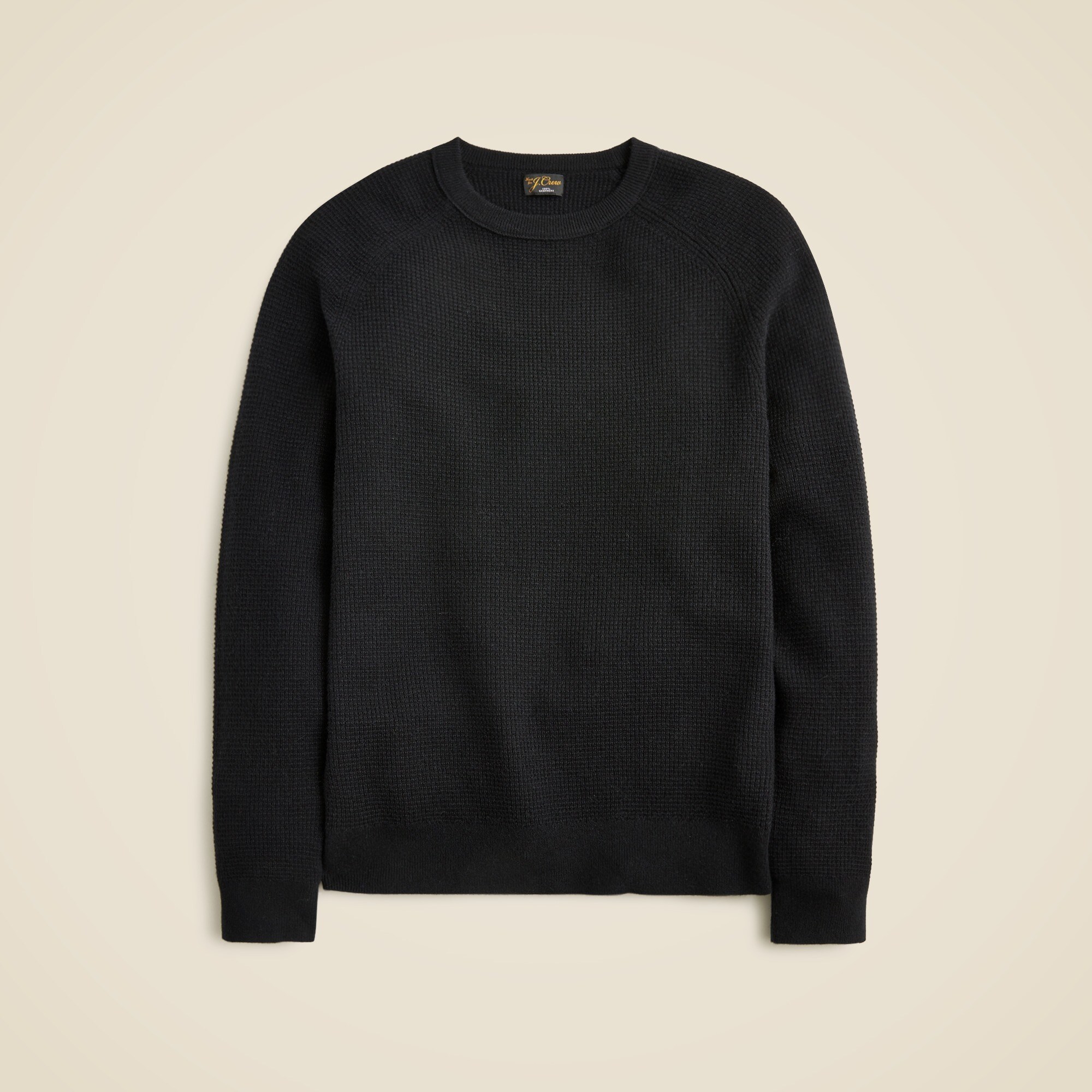 Cashmere waffle sweater