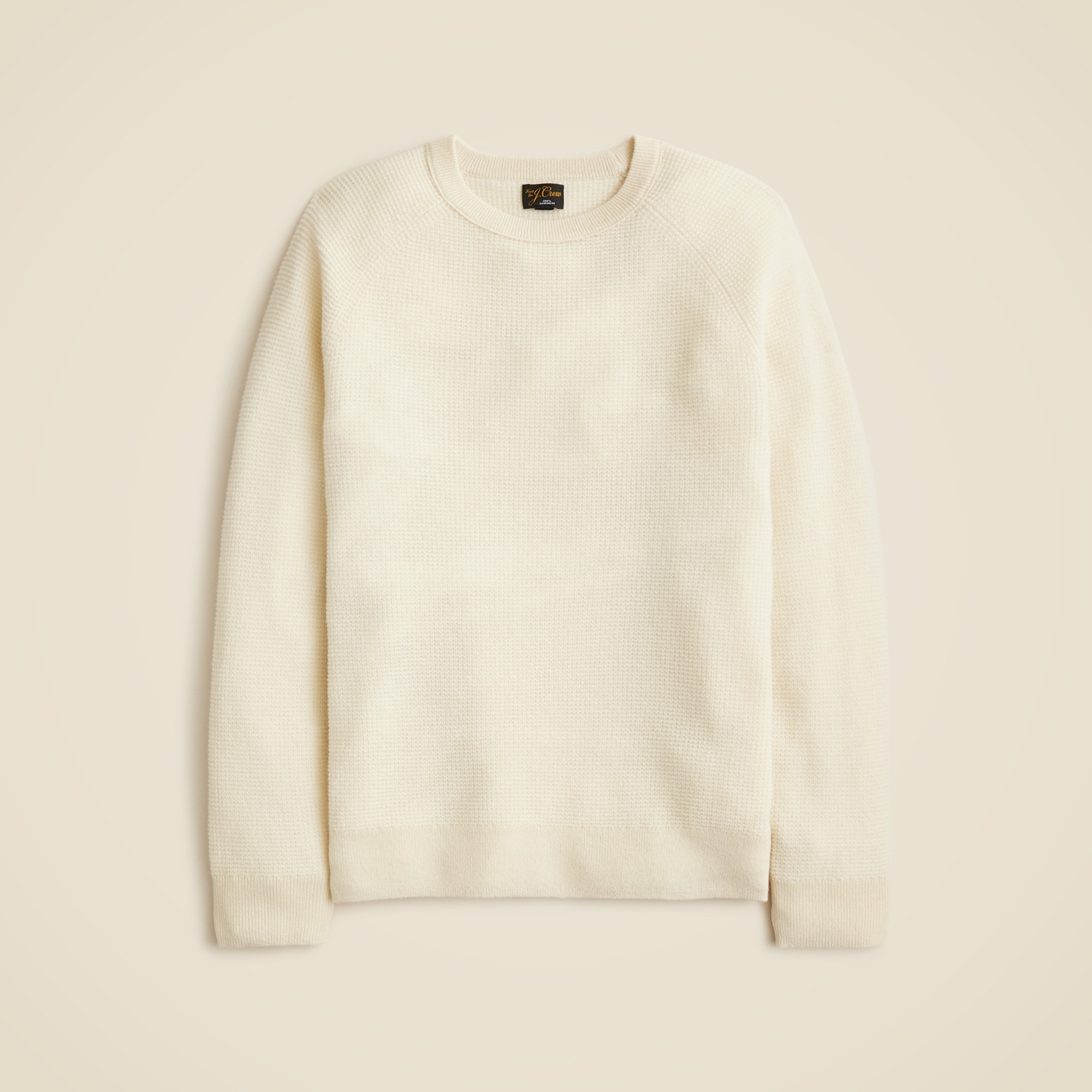 mens Cashmere waffle sweater