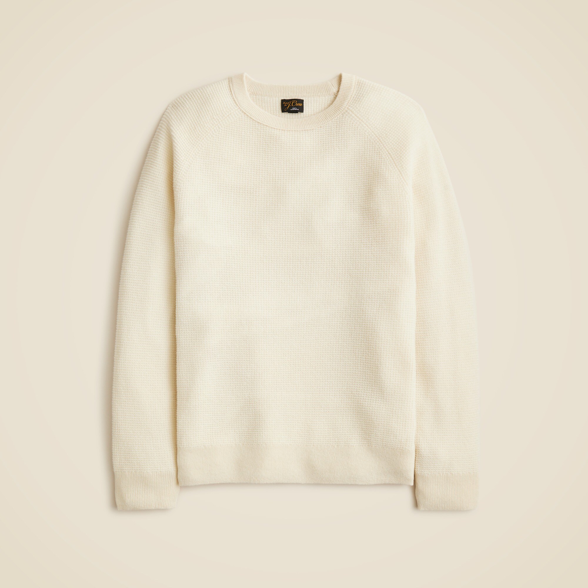 mens Cashmere waffle sweater