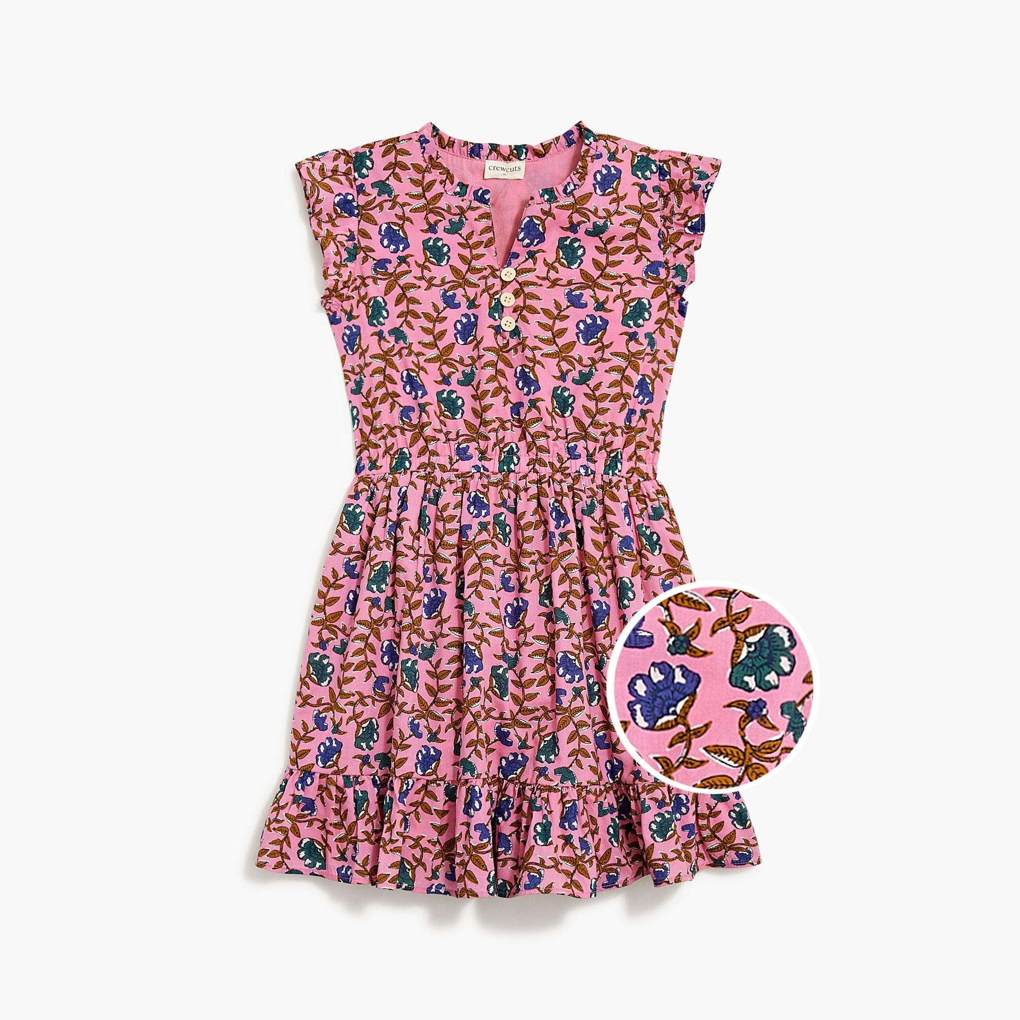 chatonmisha&puff Railroad Floral 半袖 chatonmisha&puff Railroad